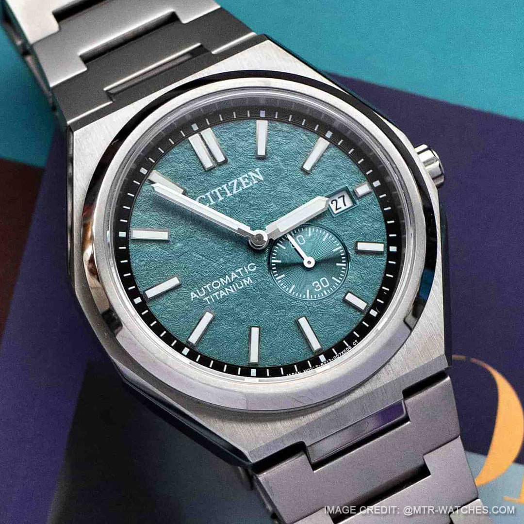 Citizen Super Titanium deep green NJ0180-80X 