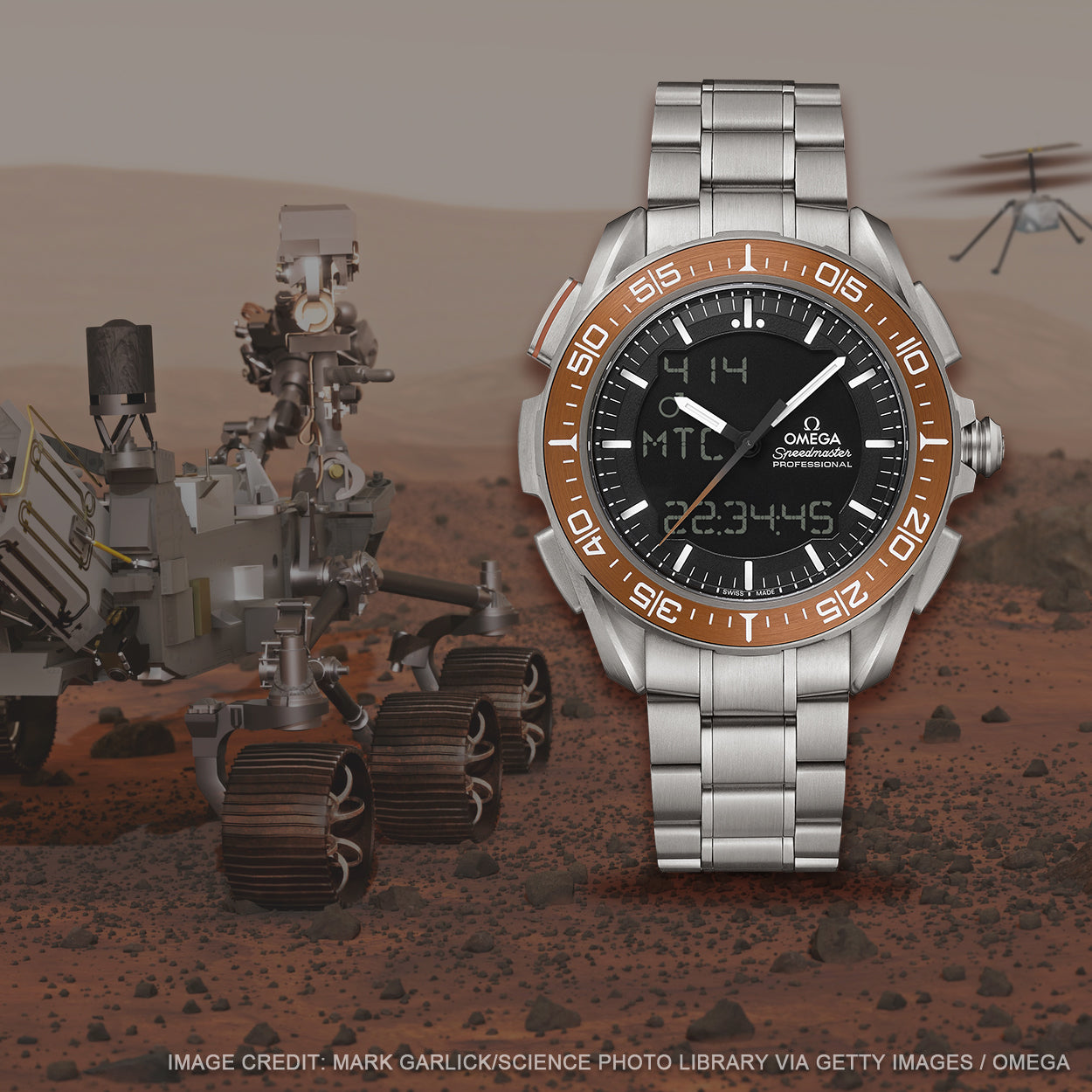 OMEGA’S latest MARSive leap Of Faith -  Omega Speedmaster X-33 Marstimer