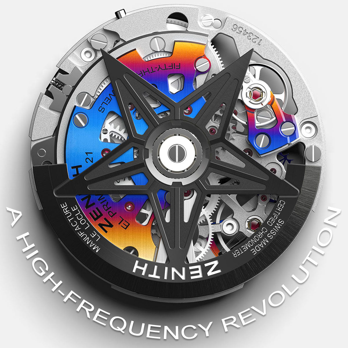 Zenith DEFY 21 frequency of 360,000 vph A high-frequency revolution
