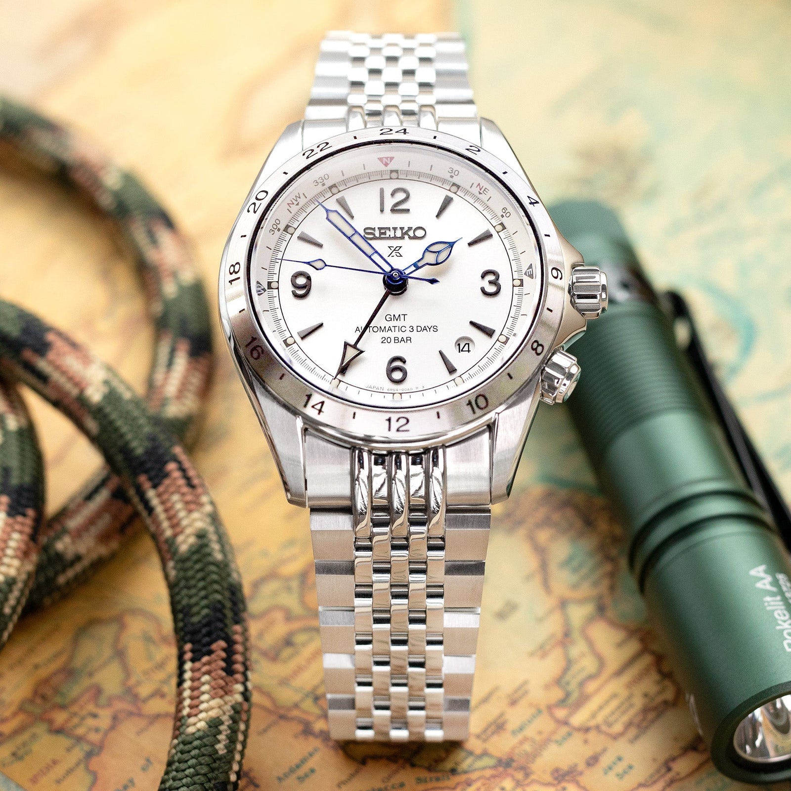 Seiko Prospex Alpinist GMT SPB379, SPB377 Blue, SPB409 White, SBEJ005 Green, review