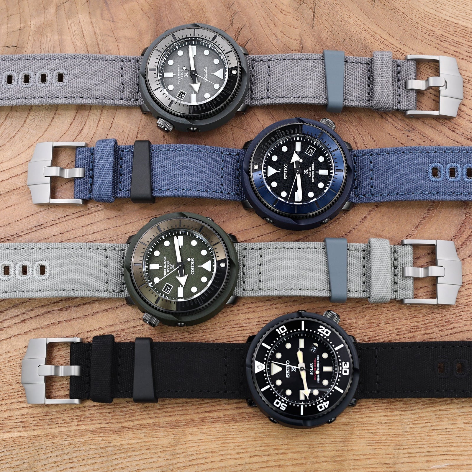 2020 Quick Release Canvas Watch Straps With Extra Keepers!
