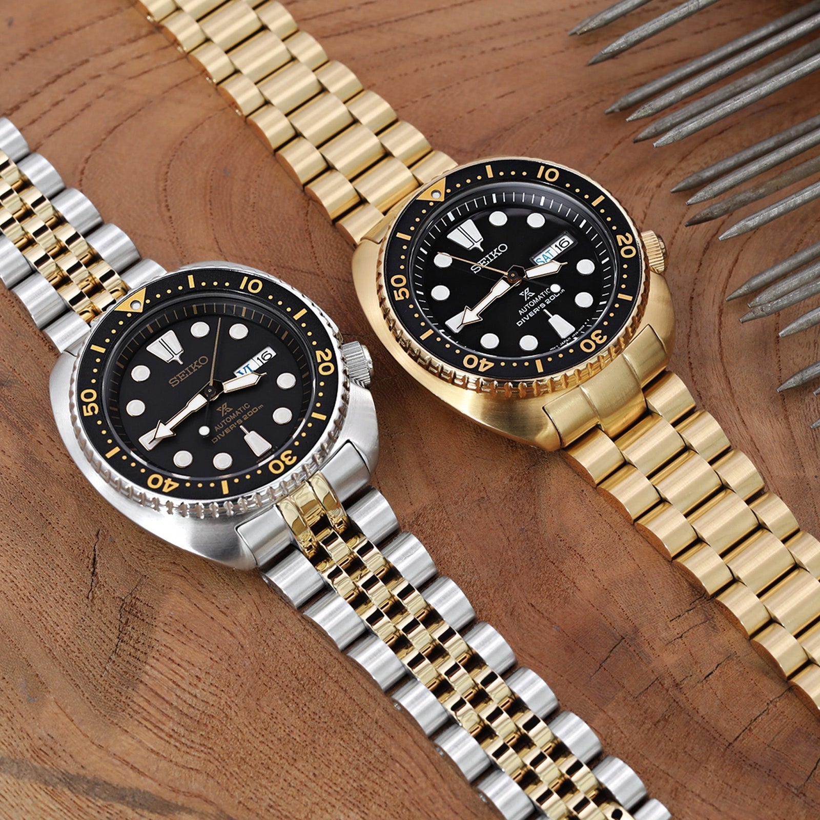 The Black & Gold Color Concept : New Seiko Turtle SRPD46K1