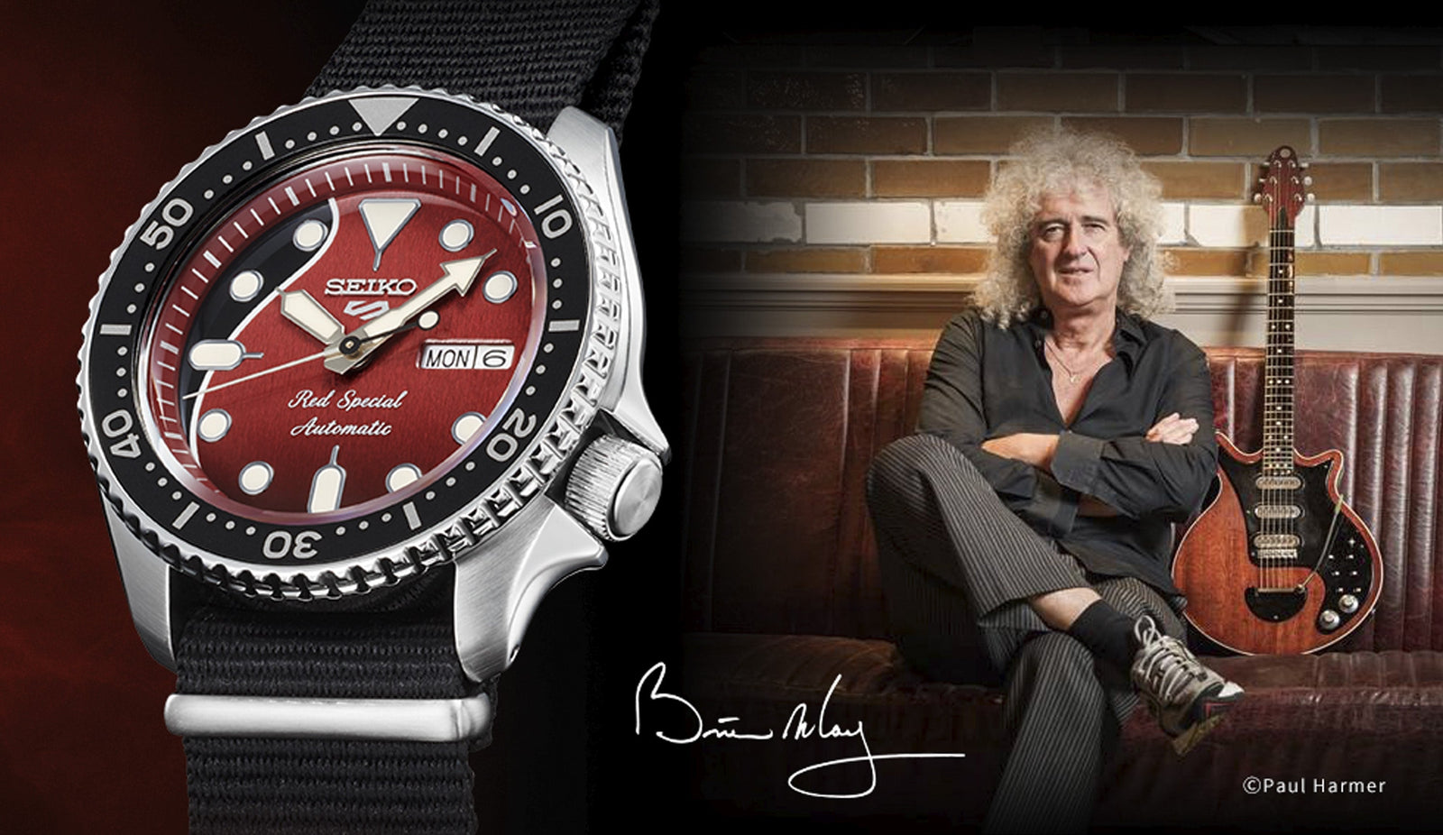 Seiko 5 Sports Brian May Special Edition SRPE83