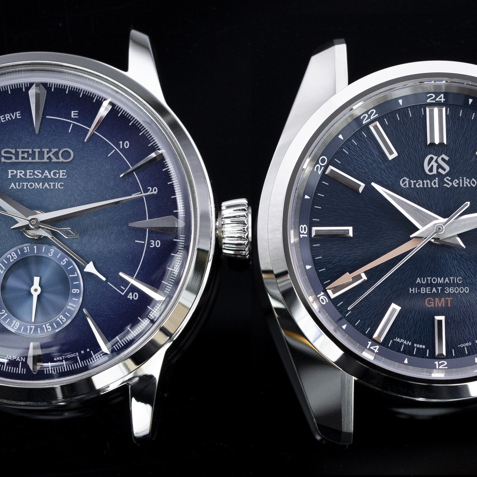 Seiko Presage cocktail vs Grand Seiko Hi-beat GMT
