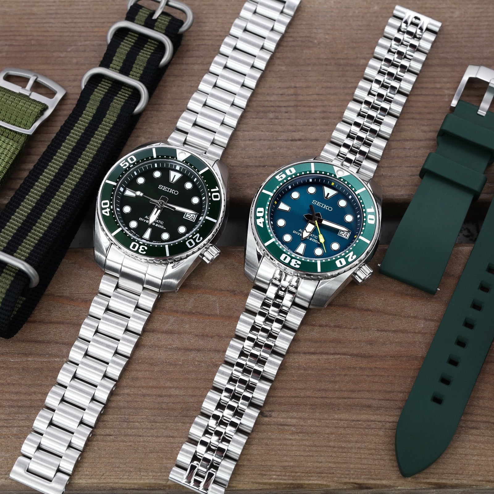 The Old SZSC004 & New SPB103J1 Seiko Green 'Hulk' Sumo
