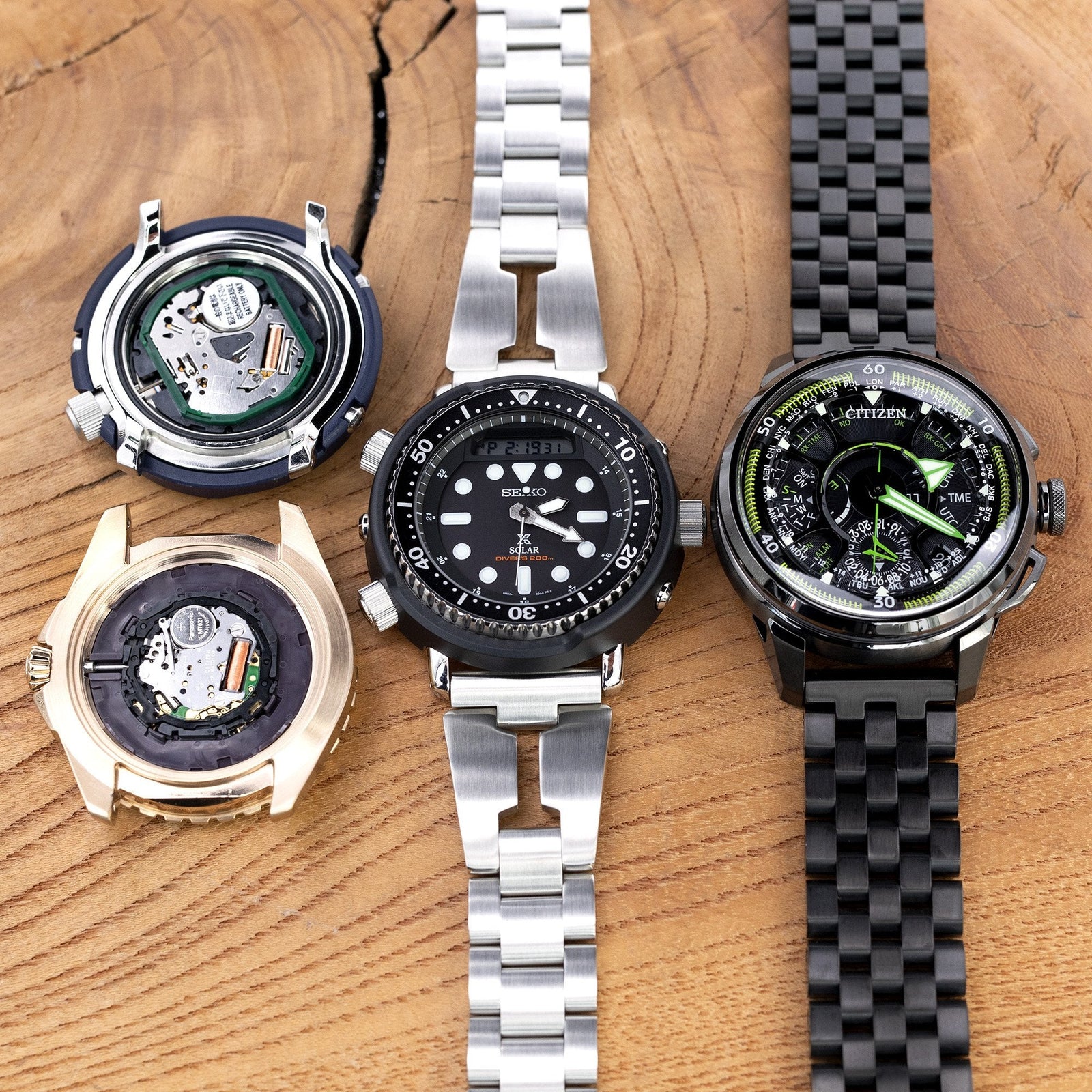 The battle of Titans: Citizen Eco-Drive vs. Seiko Solar Movement