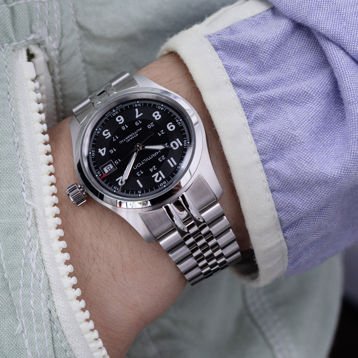 Super-J Louis 20mm Stainless Steel Bracelet for Seiko Alpinist SARB017 SPB155