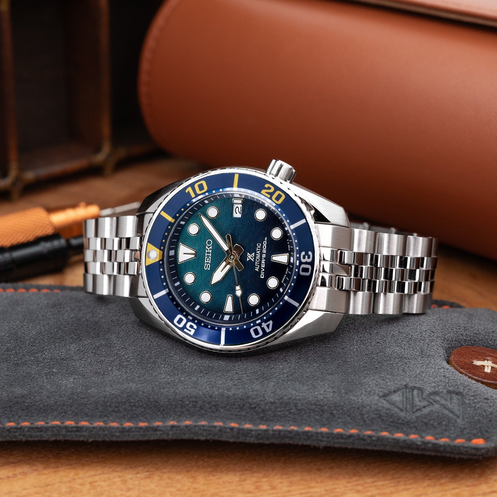 Seiko Prospex Zimbe 18 Thailand Limited Edition Watch SPB425 watch band by Strapcode