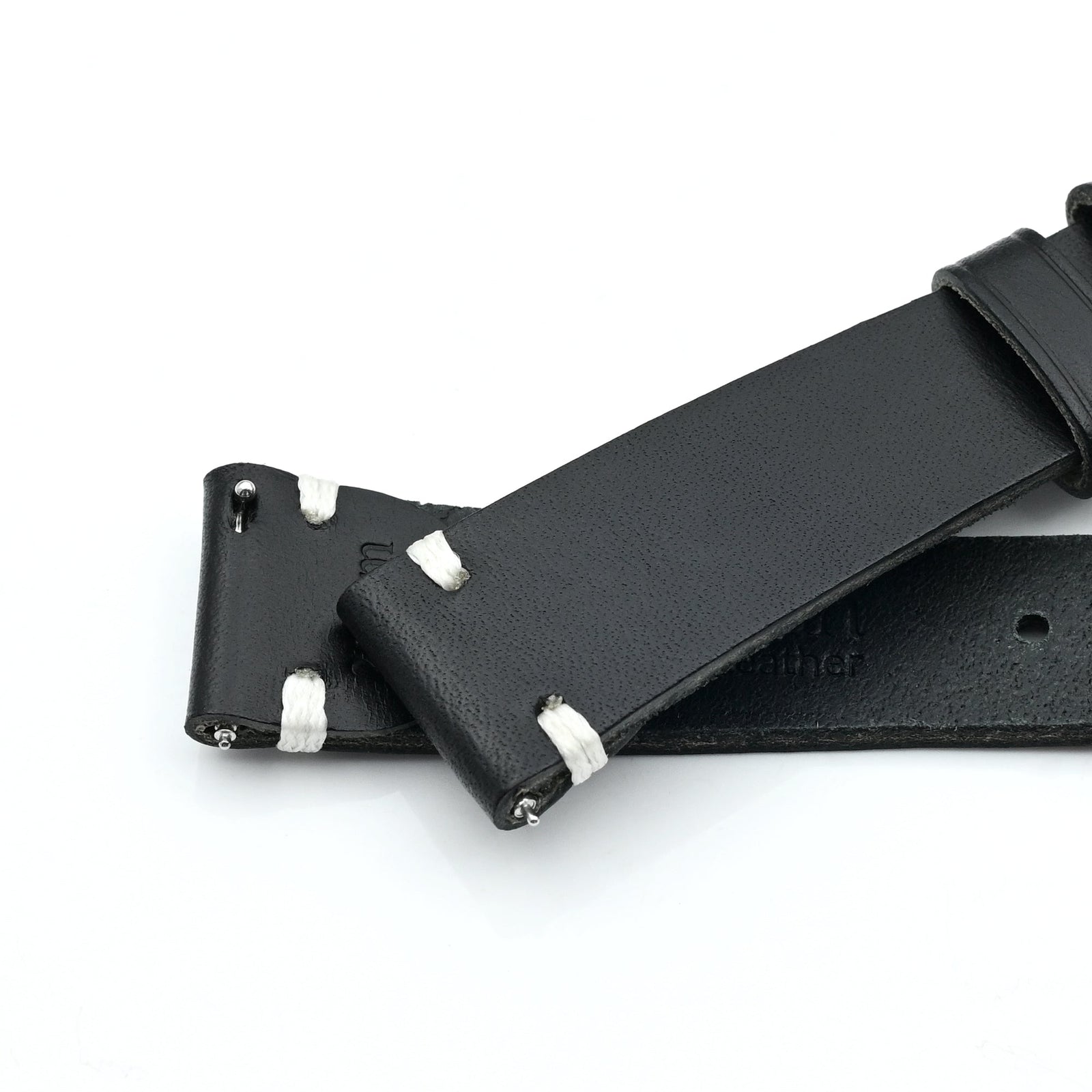 20mm Dark Grey Quick Release Buttero Italian Leather Watch Strap Strapcode Watch Bands