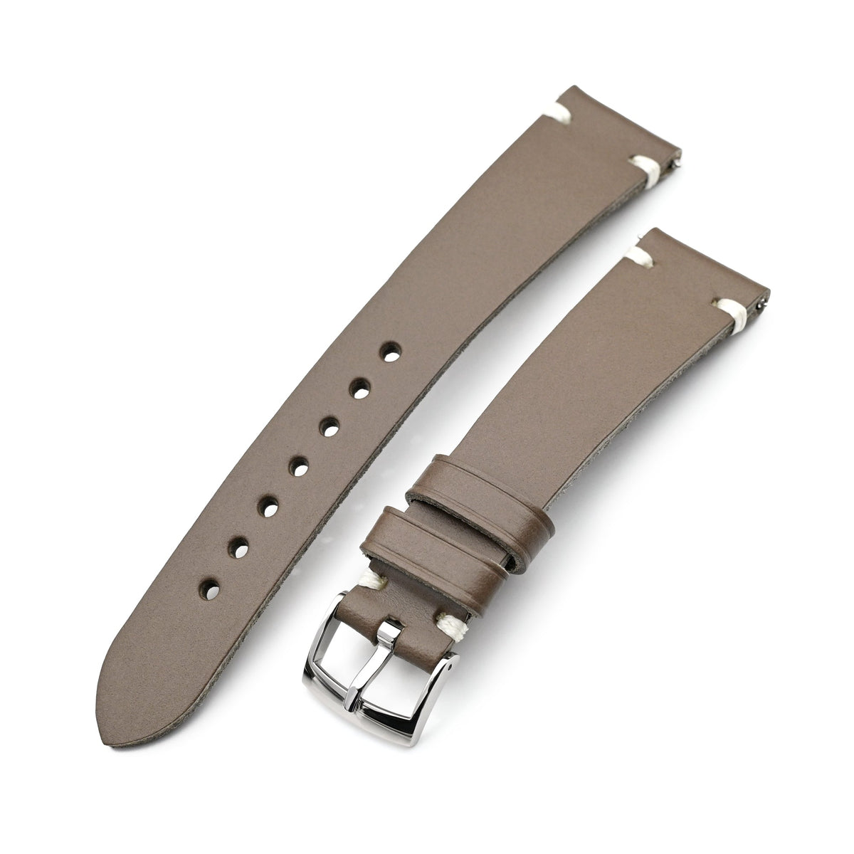 20mm Taupe Quick Release Buttero Italian Leather Watch Strap Strapcode Watch Bands