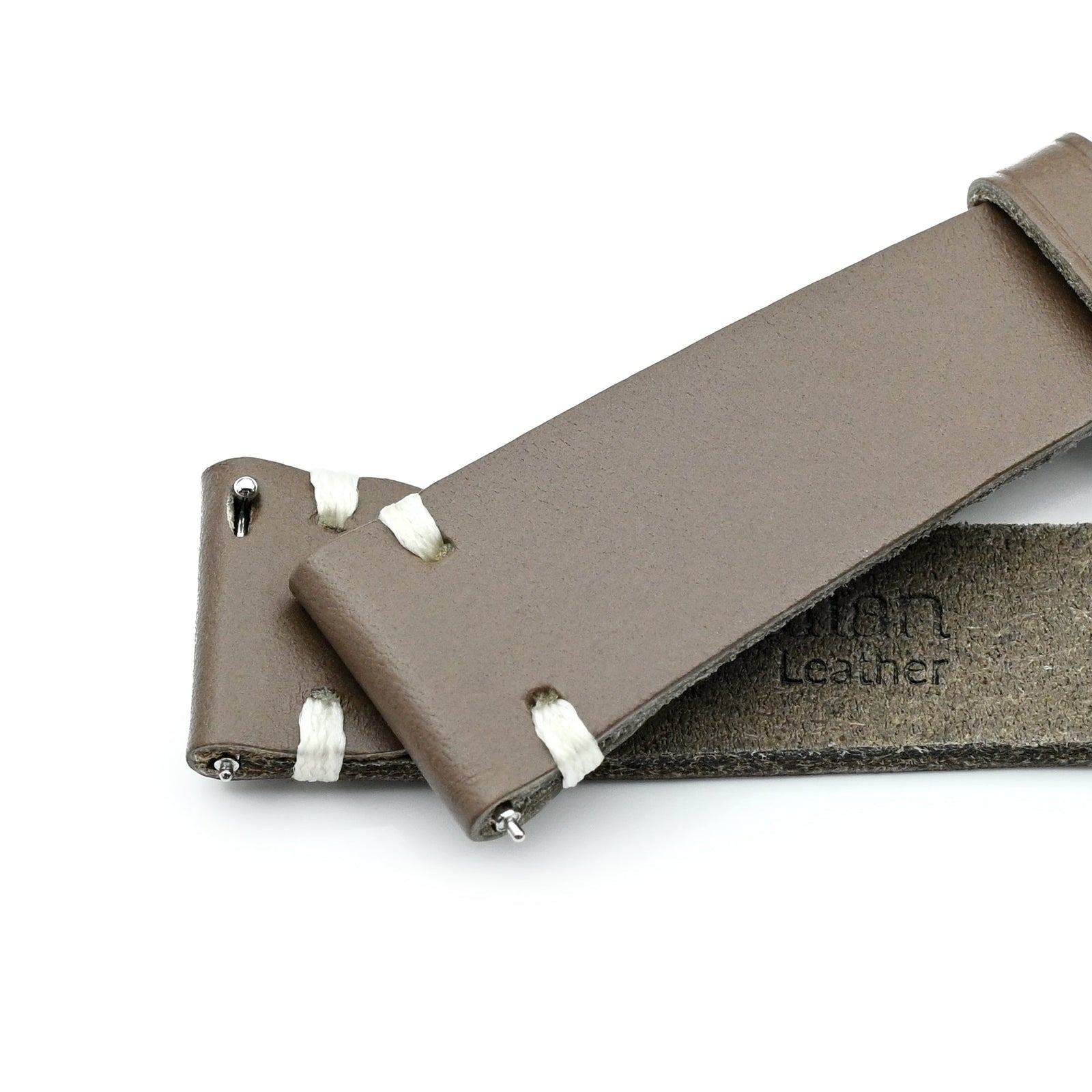 20mm Taupe Quick Release Buttero Italian Leather Watch Strap Strapcode Watch Bands