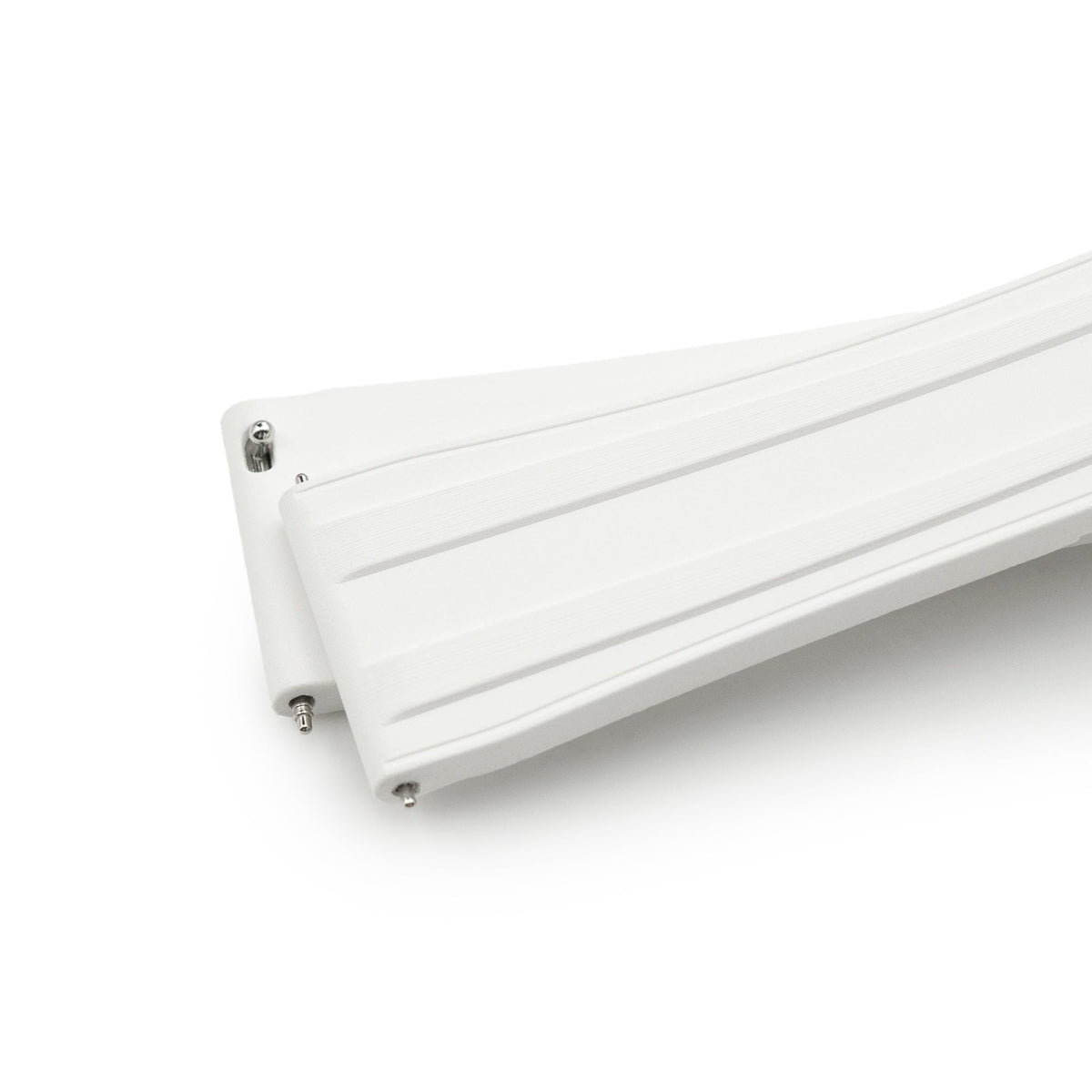 20mm Quick Release FKM28 White FKM Rubber watch strap Strapcode watch bands