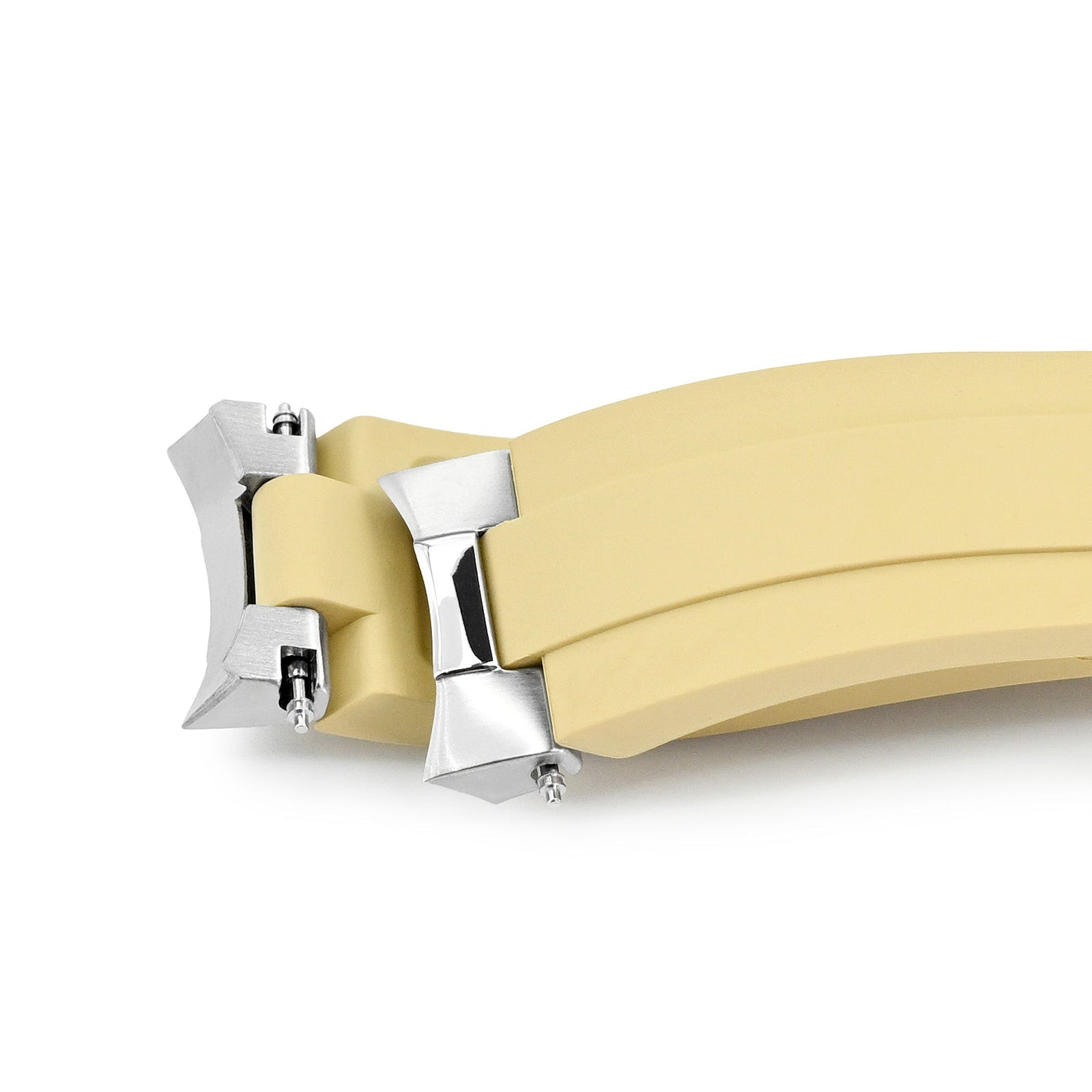 20mm Crafter Blue - MX03-733 Khaki FKM Rubber Strap With End Links compatible with Hamilton Khaki Field 38mm Strapcode watch bands