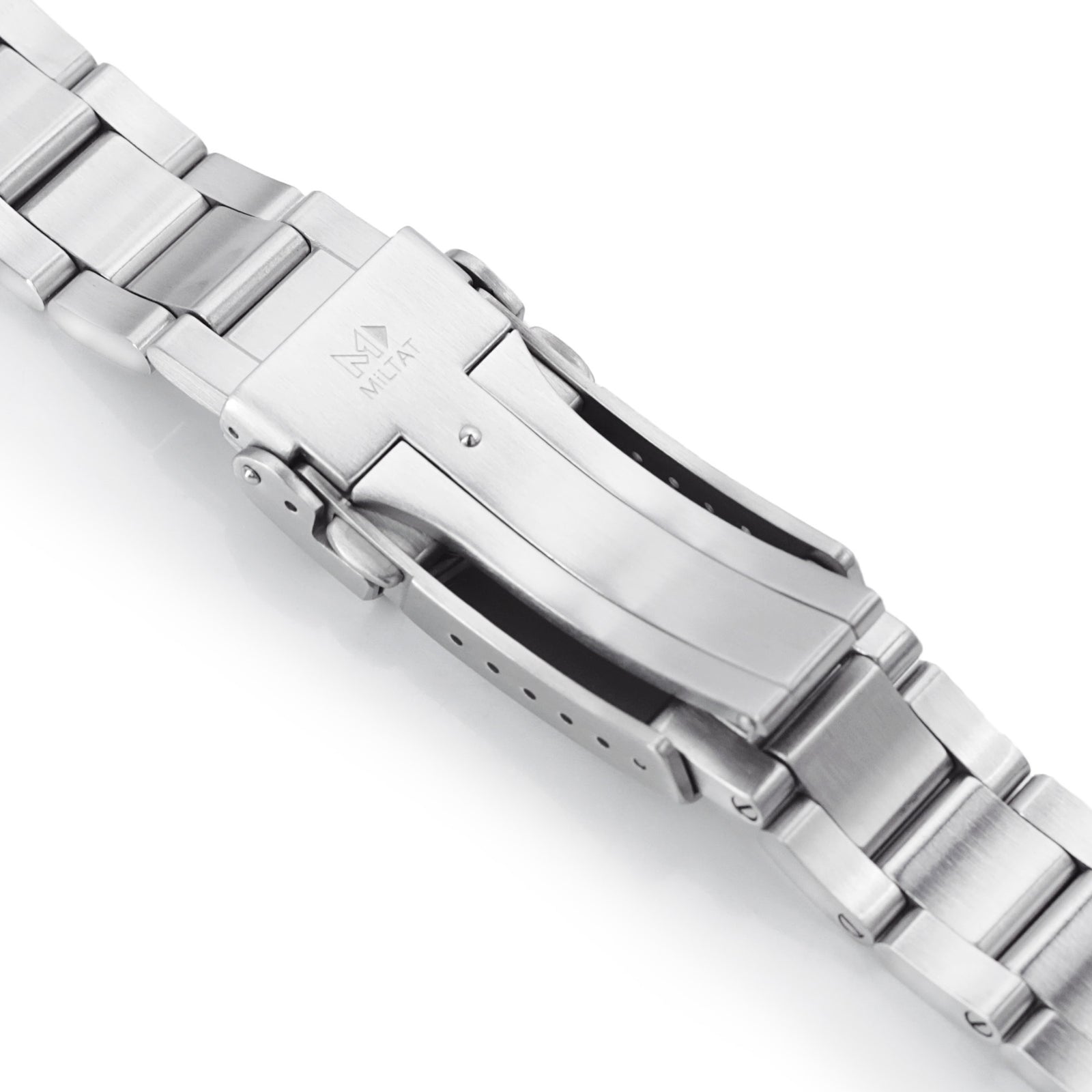 Beyond the Vintage Super Boyer Watch Band for TUD Tiger 79280 in Brushed, V-Clasp