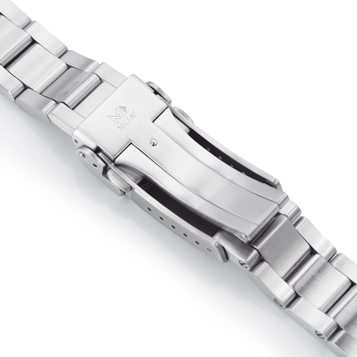 20mm Super Boyer Uhrenarmband für RX SUB 5512, 316L Edelstahl, gebürstet, V-Schließe