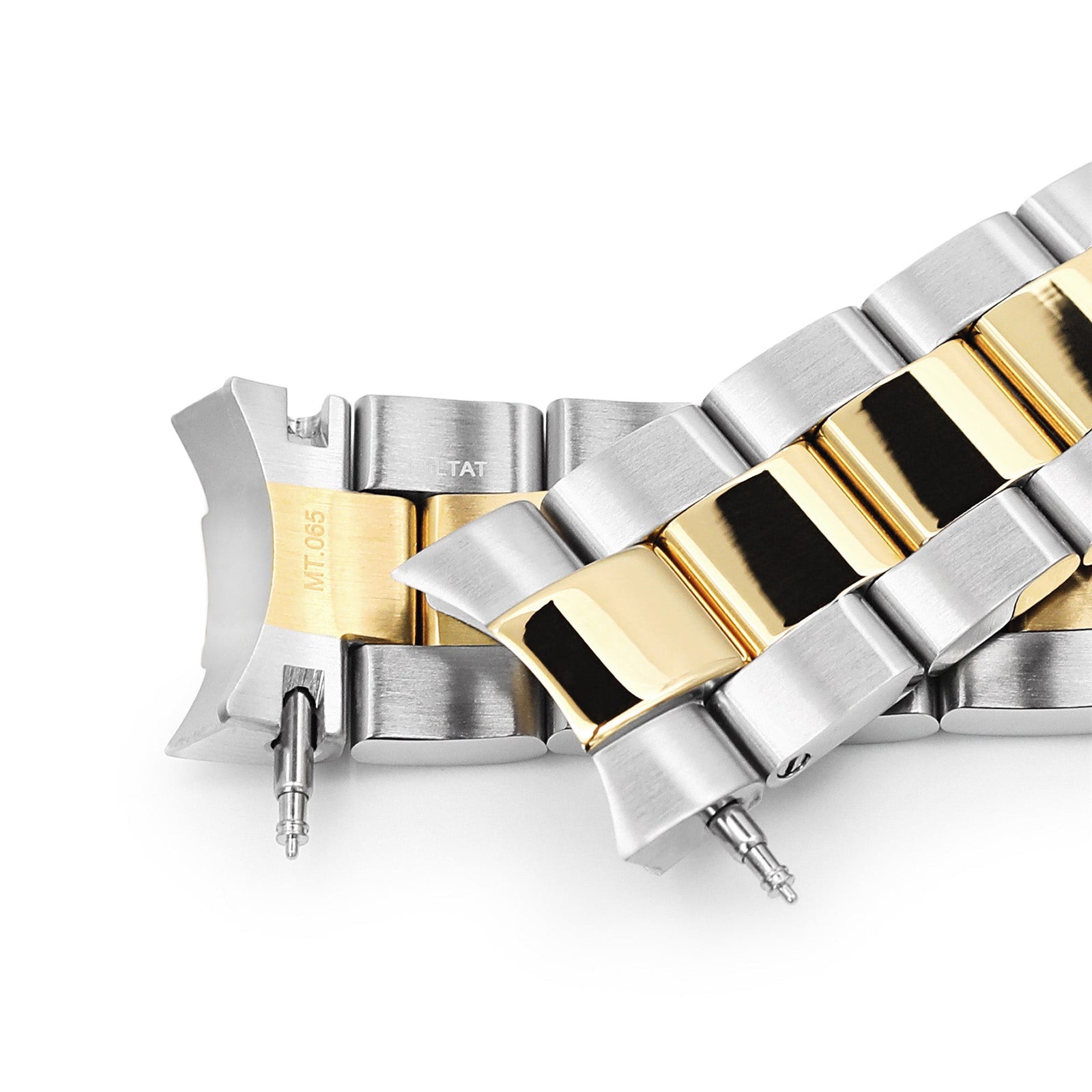 Super-O Boyer 20mm Two-Tone Stainless Steel Bracelet for Seiko Alpinist SARB017 SPB155