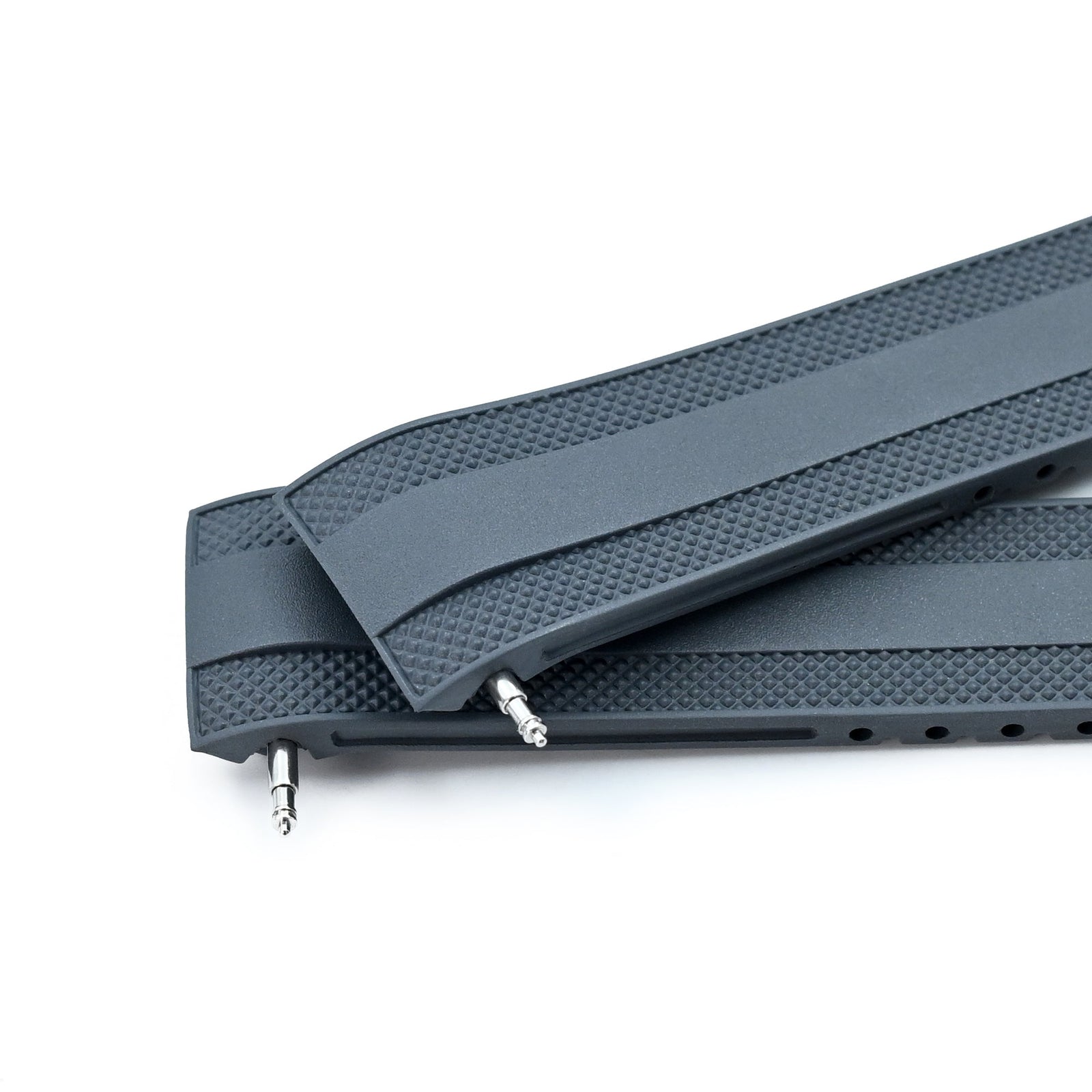 StrapXPro - Grey SMX03A Rubber Strap compatible with Seiko Speedtimer SSC813 Series Strapcode watch bands