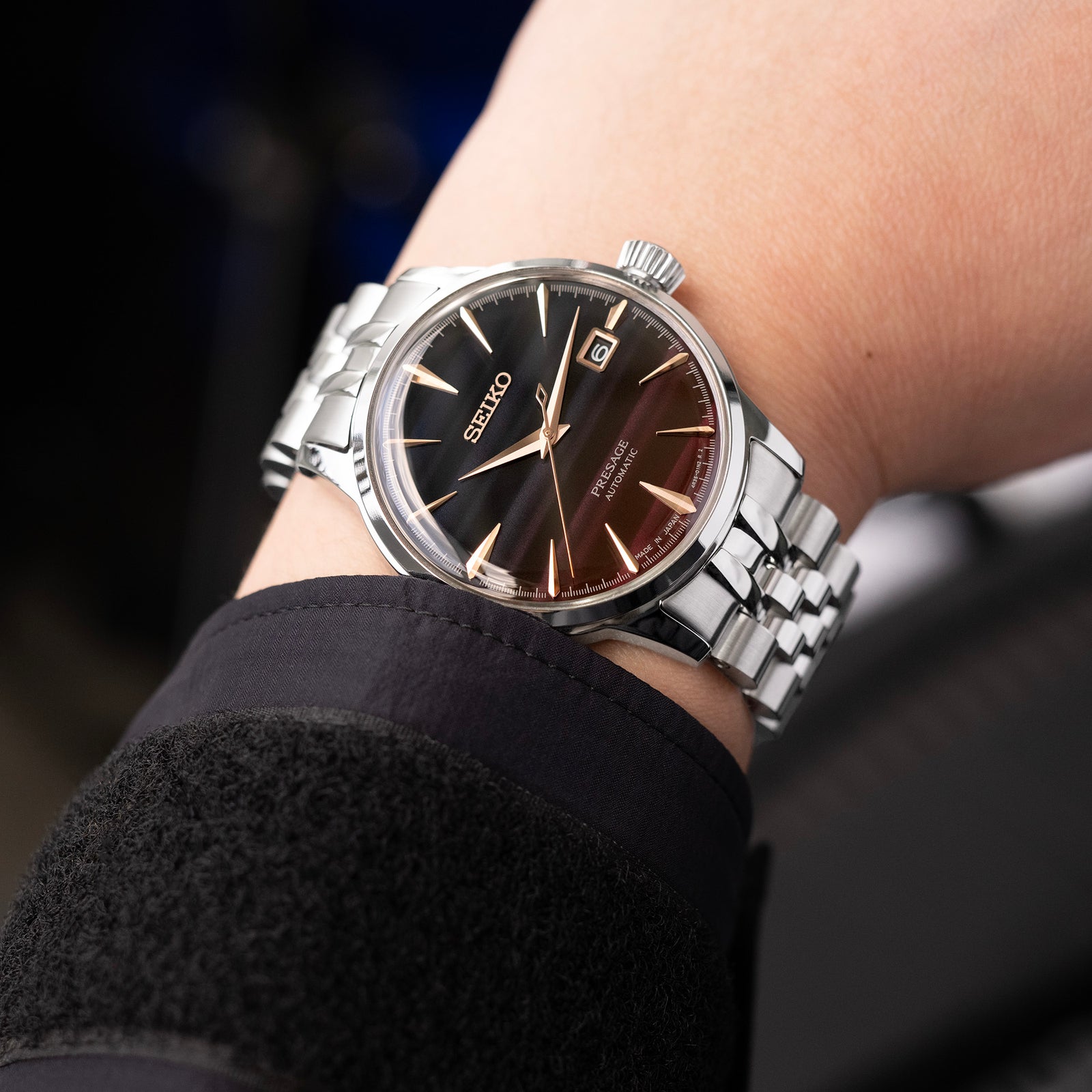 Angus-J Louis 20mm Stainless Steel Bracelet for Seiko Cocktail SSA345 SRPB41 SSA341