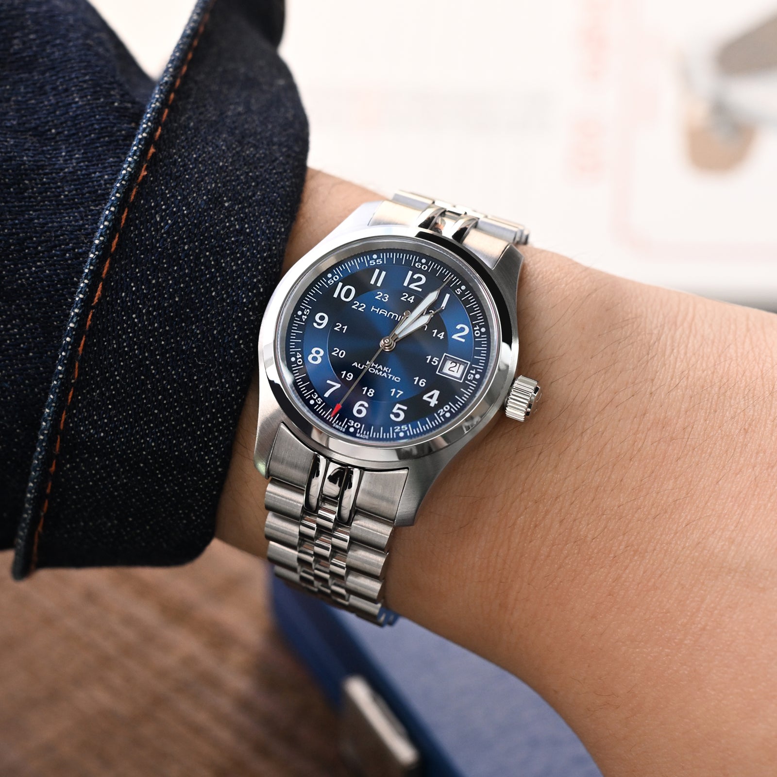 Super-J Louis 20mm Stainless Steel Bracelet for Seiko Alpinist SARB017 SPB155