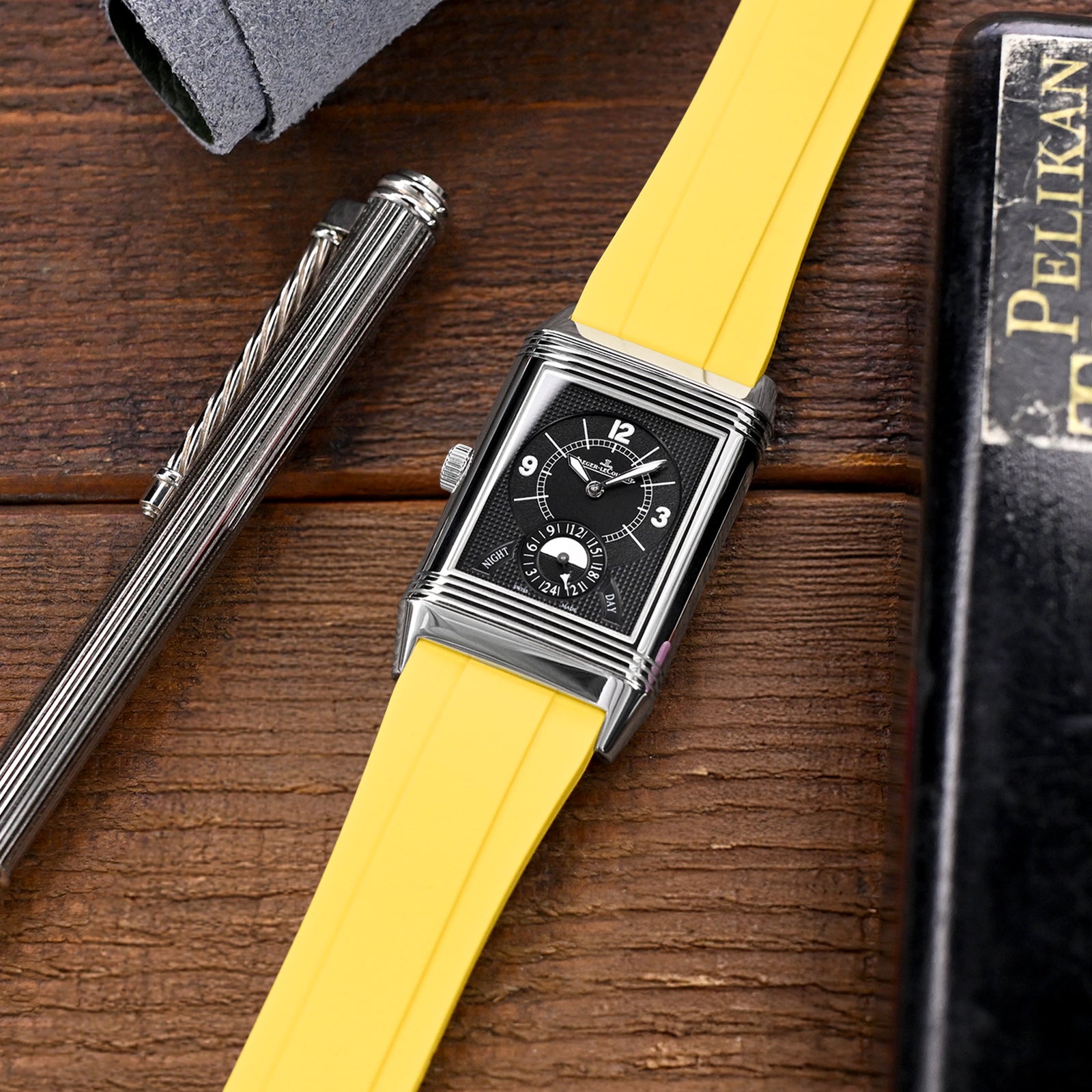 Quick Release FKM27 Yellow FKM Rubber watch strap Strapcode watch bands