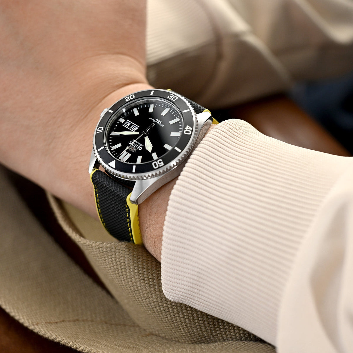 Orient Kano Diver Watch RA-AA0008B19A Strapcode watch bands