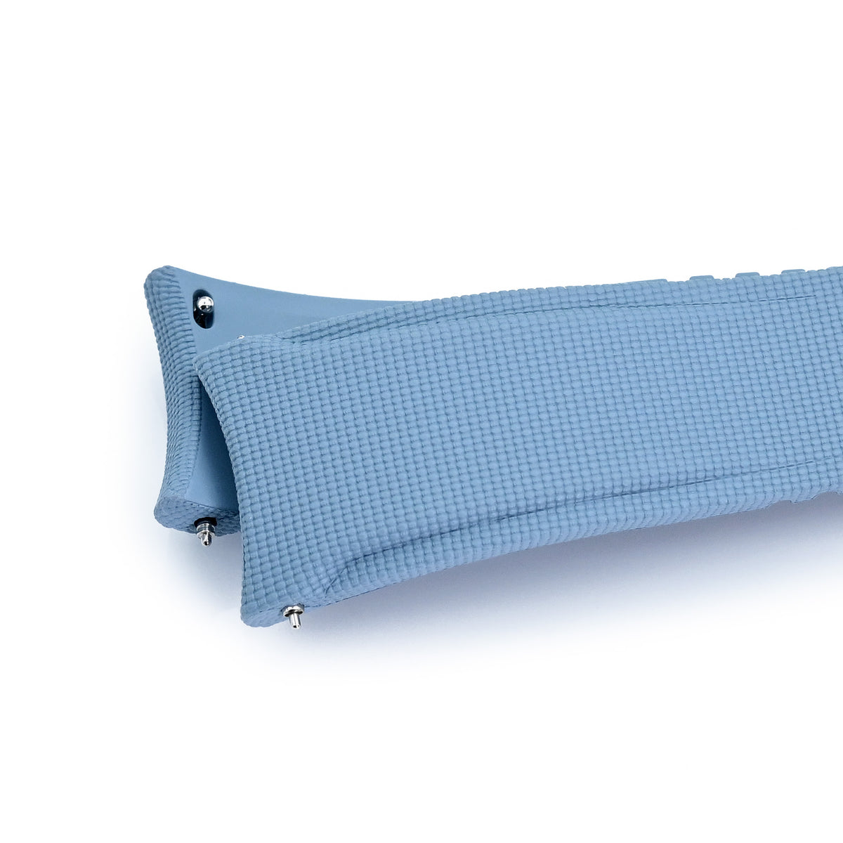 FKM40 Sky Blue Quick Release Butterfly Deployment FKM Rubber Watch Band, 20mm or 22mm Strapcode watch bands