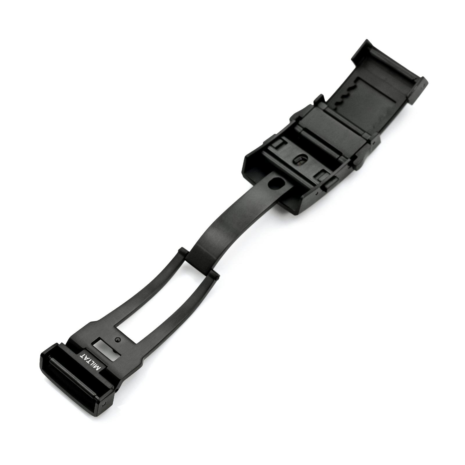 18mm 316L Stainless Steel Wetsuit Ratchet Buckle Button Control diver extension clasp, Diamond-like Carbon (DLC coating)