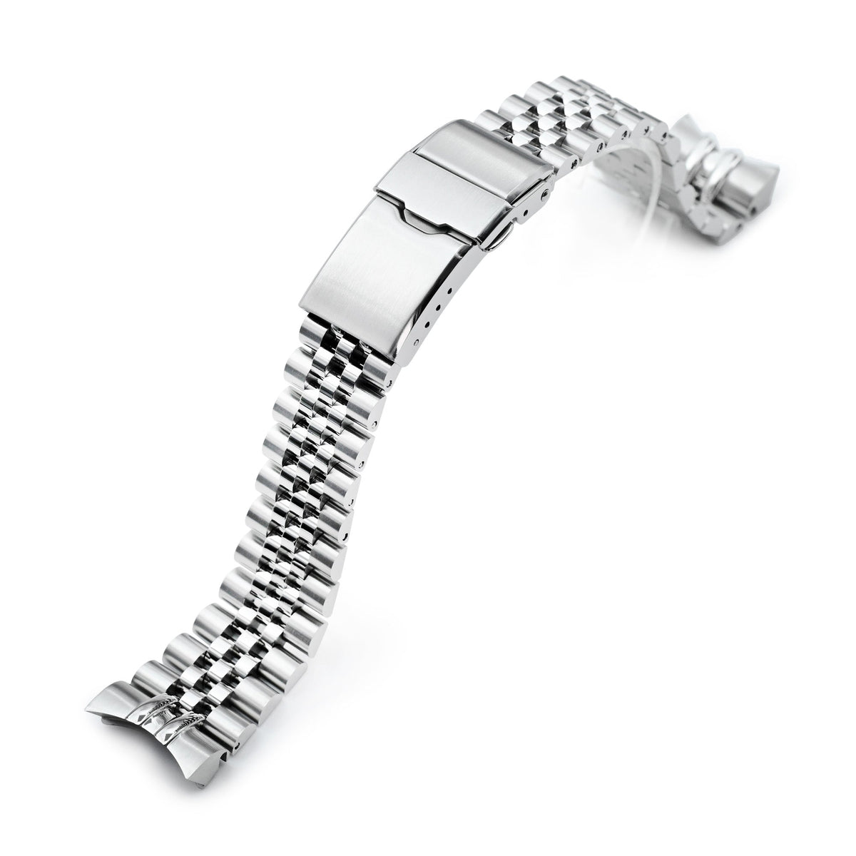 20mm Super-JUB II for Orient Mako 40 Baton Diver Clasp Brushed Strapcode Watch Bands