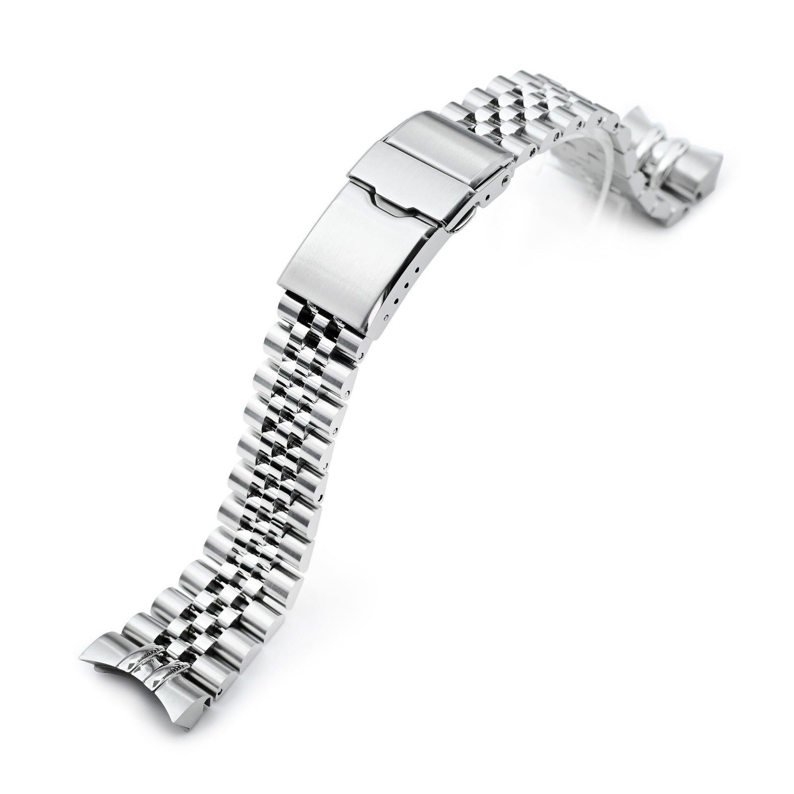 20mm Super-JUB II for Orient Mako 40 Baton Diver Clasp Brushed Strapcode Watch Bands