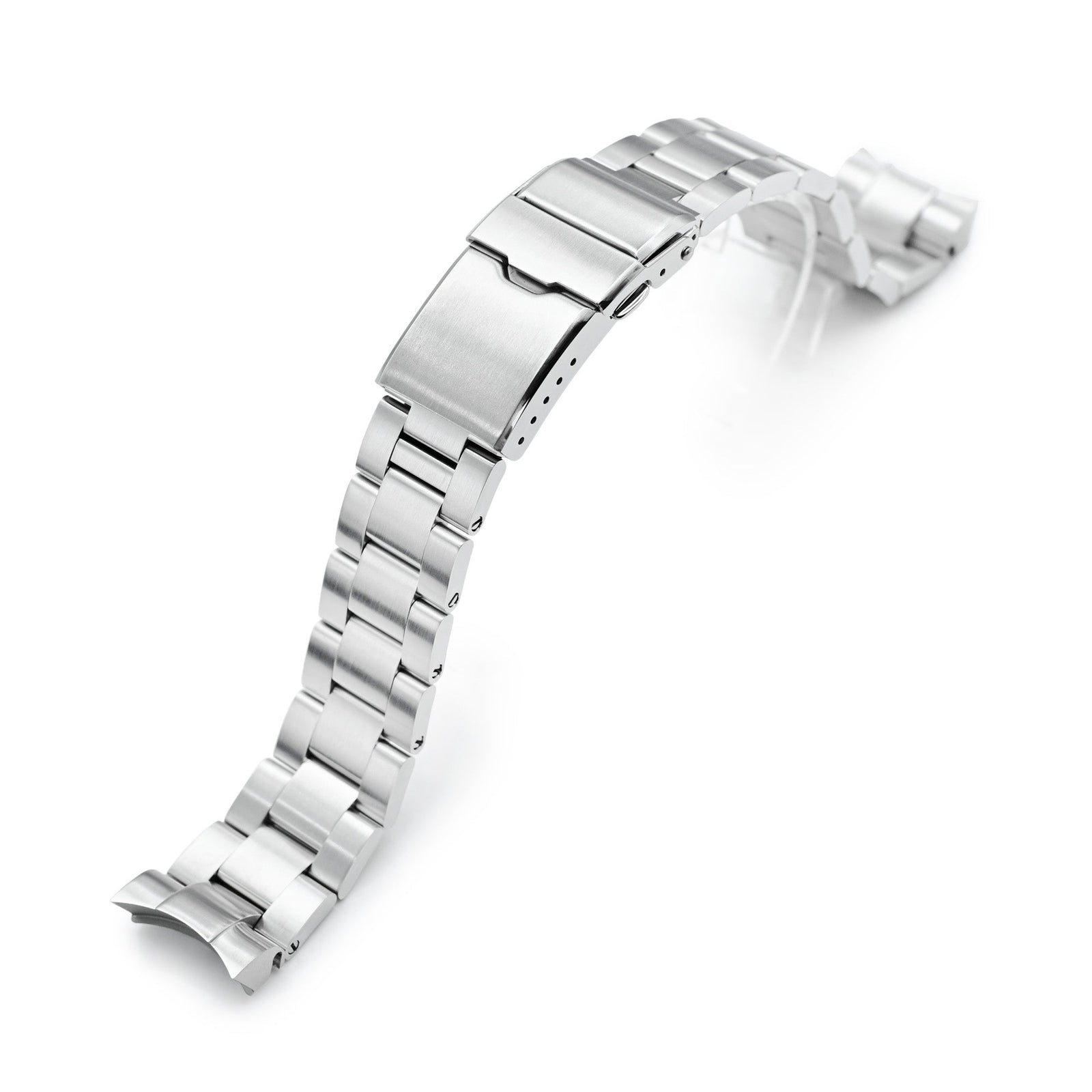 20mm Super-O Boyer for Orient Mako 40 Baton Diver Clasp Brushed Strapcode Watch Bands