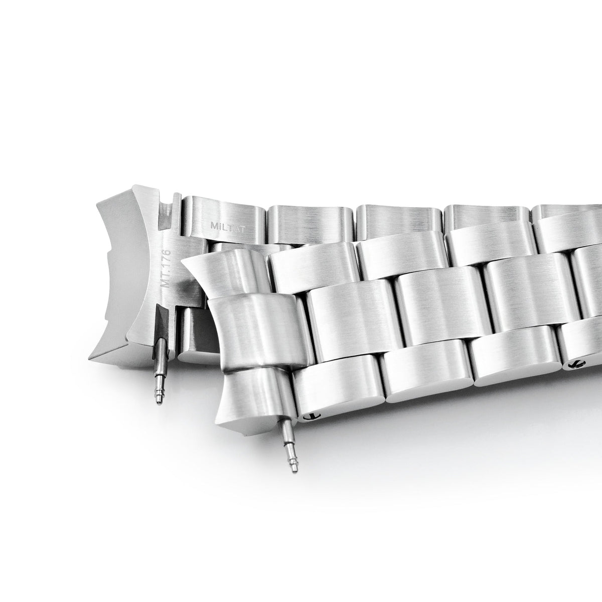 20mm Super-O Boyer for Orient Mako 40 Baton Diver Clasp Brushed Strapcode Watch Bands