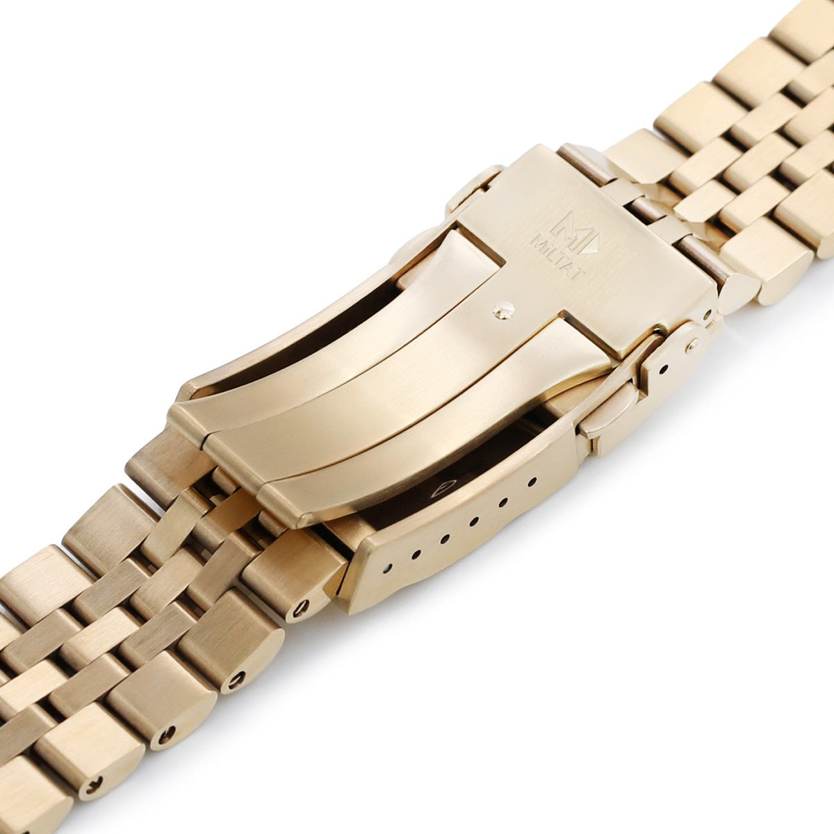 Super-J Louis 22mm Gold Stainless Steel Bracelet for Seiko Turtle SRPC44 SRP777