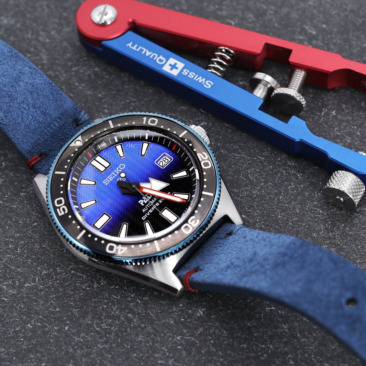 Seiko Prospex PADI Special Edition SPB071J1 (SBDC055) Divers 200m Re-interpretation version of 62MAS Strapcode Watch Bands