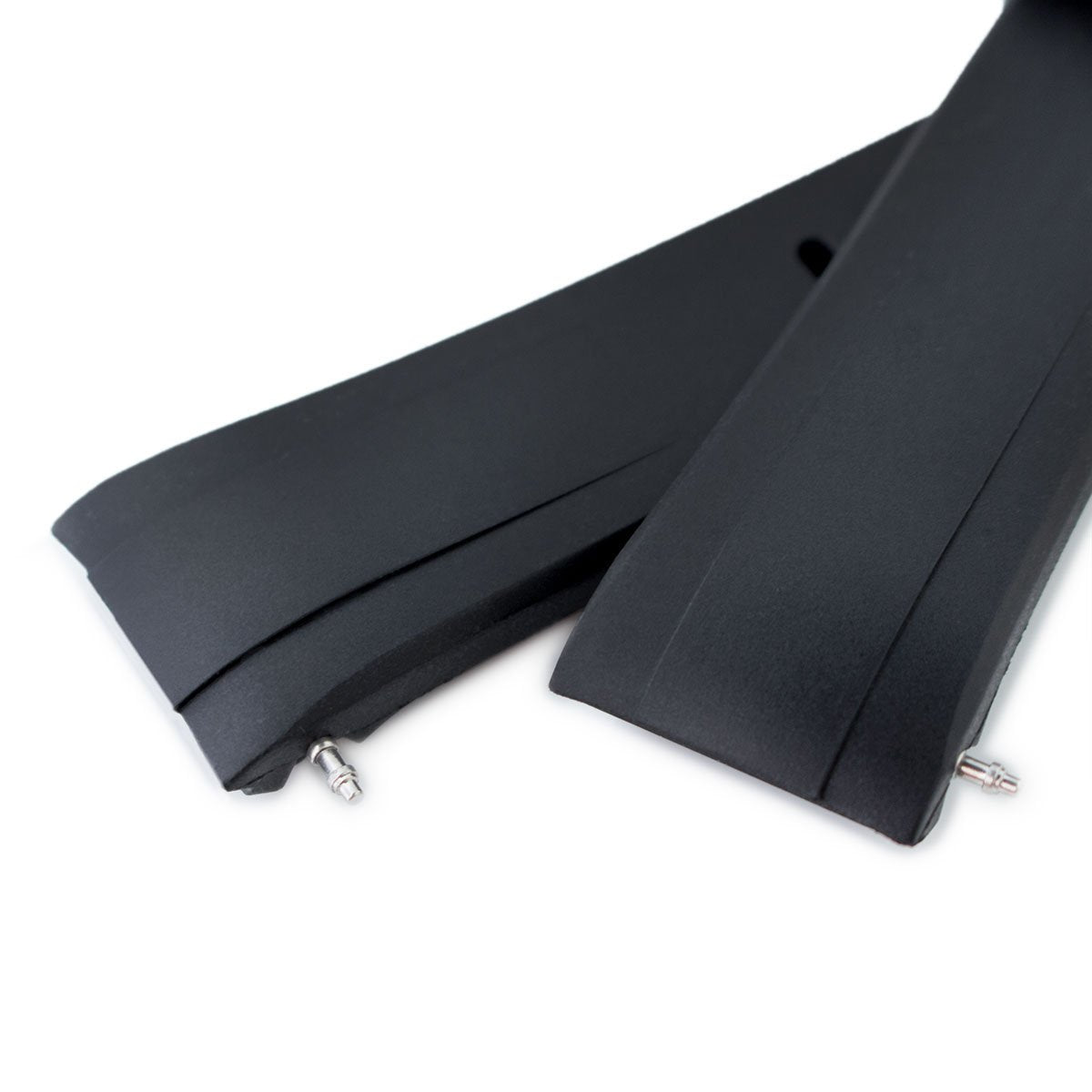 22mm Crafter Blue Black Rubber Curved Lug Watch Band for Seiko Turtle SRP777 PVD Black Buckle Strapcode Watch Bands