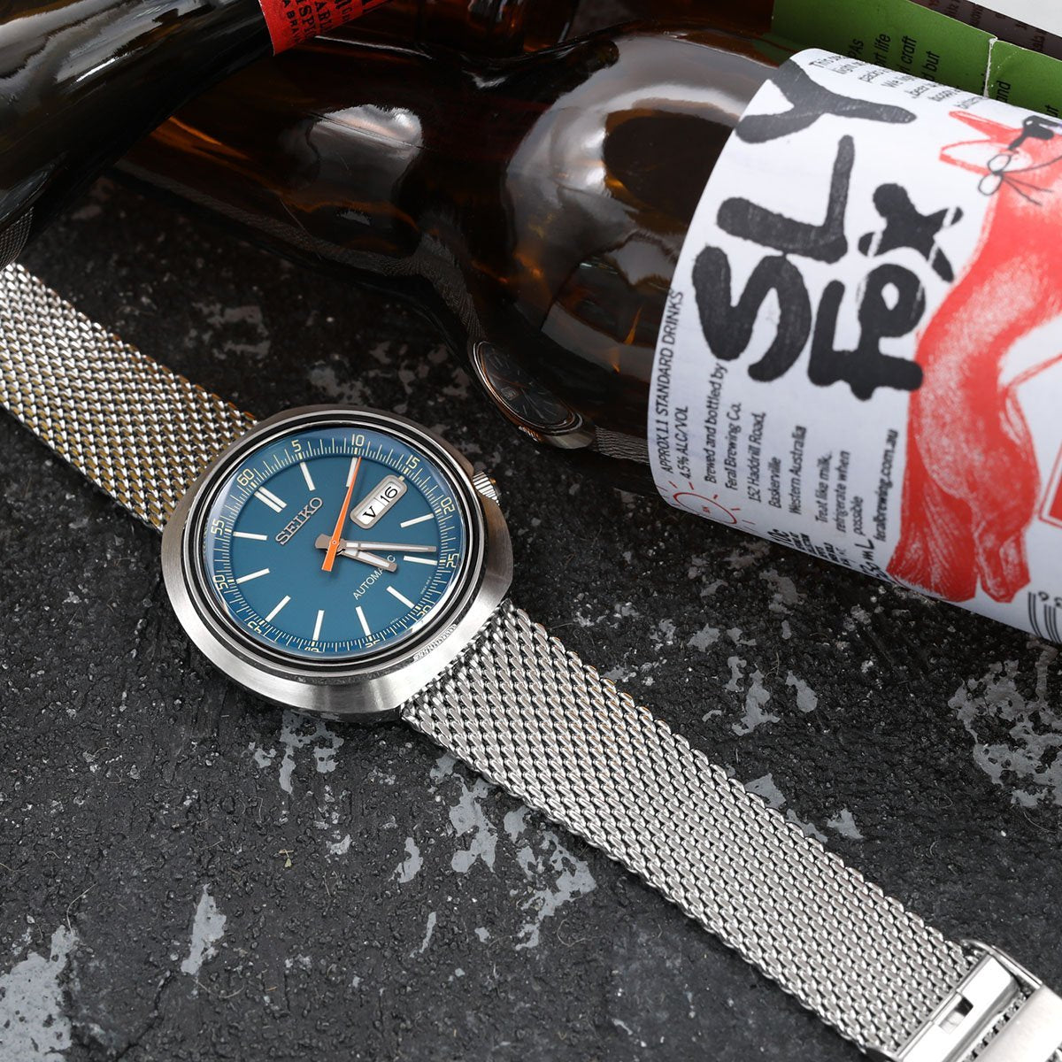 20mm 22mm Tapered Milanese Wire Mesh Band Polished Strapcode Watch Bands