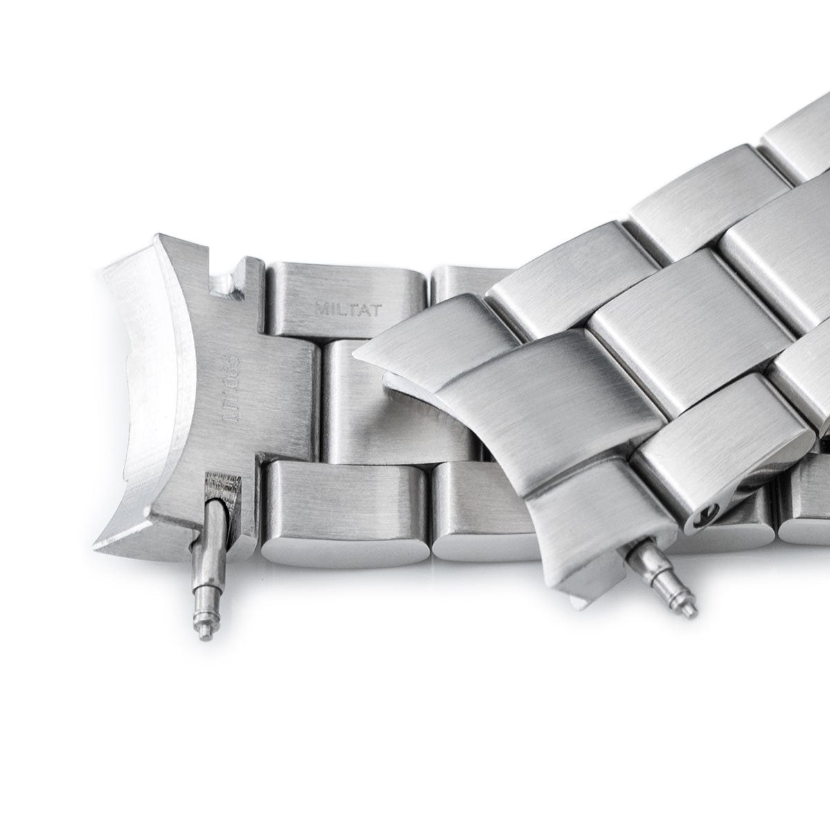 20mm Super-O Boyer watch band for Seiko Alpinist SARB017 (or Hamilton K.) Brushed V-Clasp Button Double Lock Strapcode Watch Bands