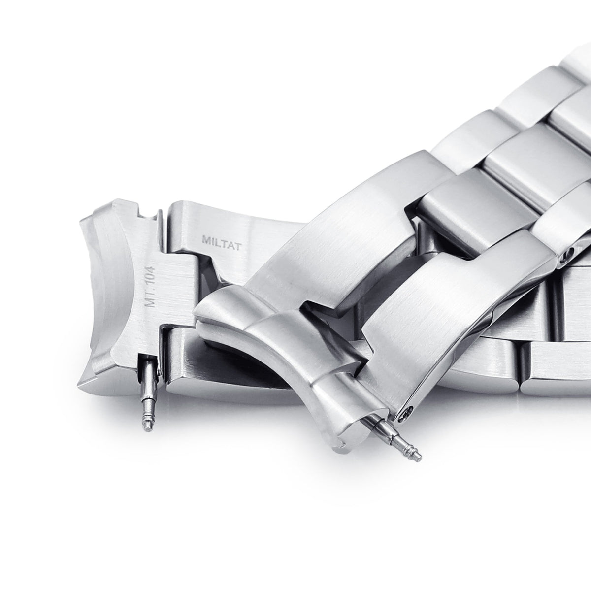 20mm Retro Shaver Blade 316L Stainless Steel Watch Bracelet for Seiko Mini Turtles SRPC35 Brushed V-Clasp Strapcode Watch Bands