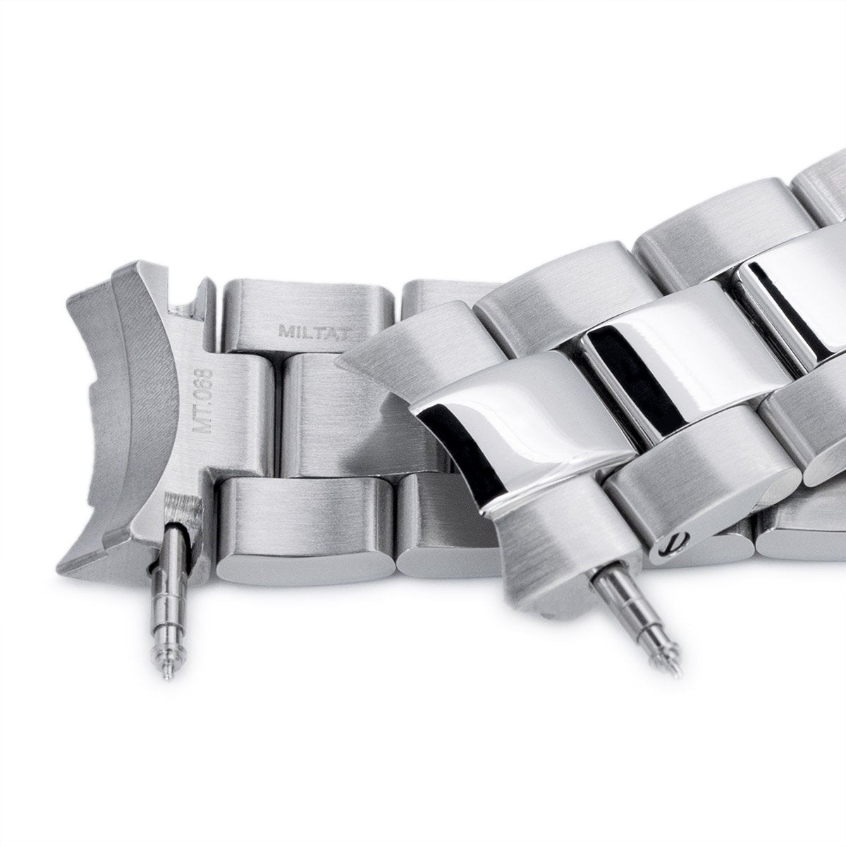 20mm Super-O Boyer 316L Stainless Steel Watch Bracelet for Seiko SARB033 Brushed and Polished V-Clasp Strapcode Watch Bands