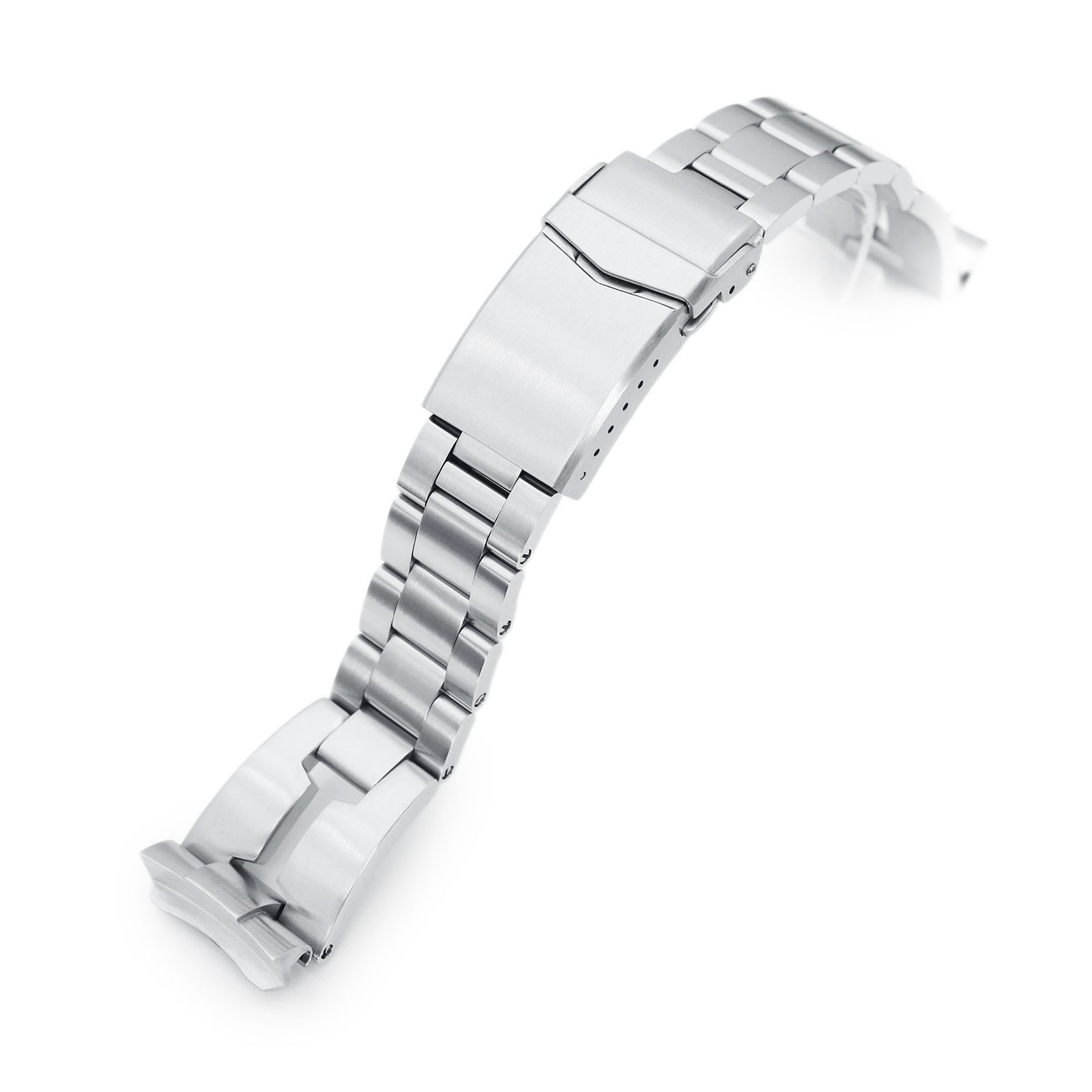 22mm Retro Shaver Blade 316L Stainless Steel Watch Bracelet for Seiko 6309-7040 Brushed V-Clasp Strapcode Watch Bands