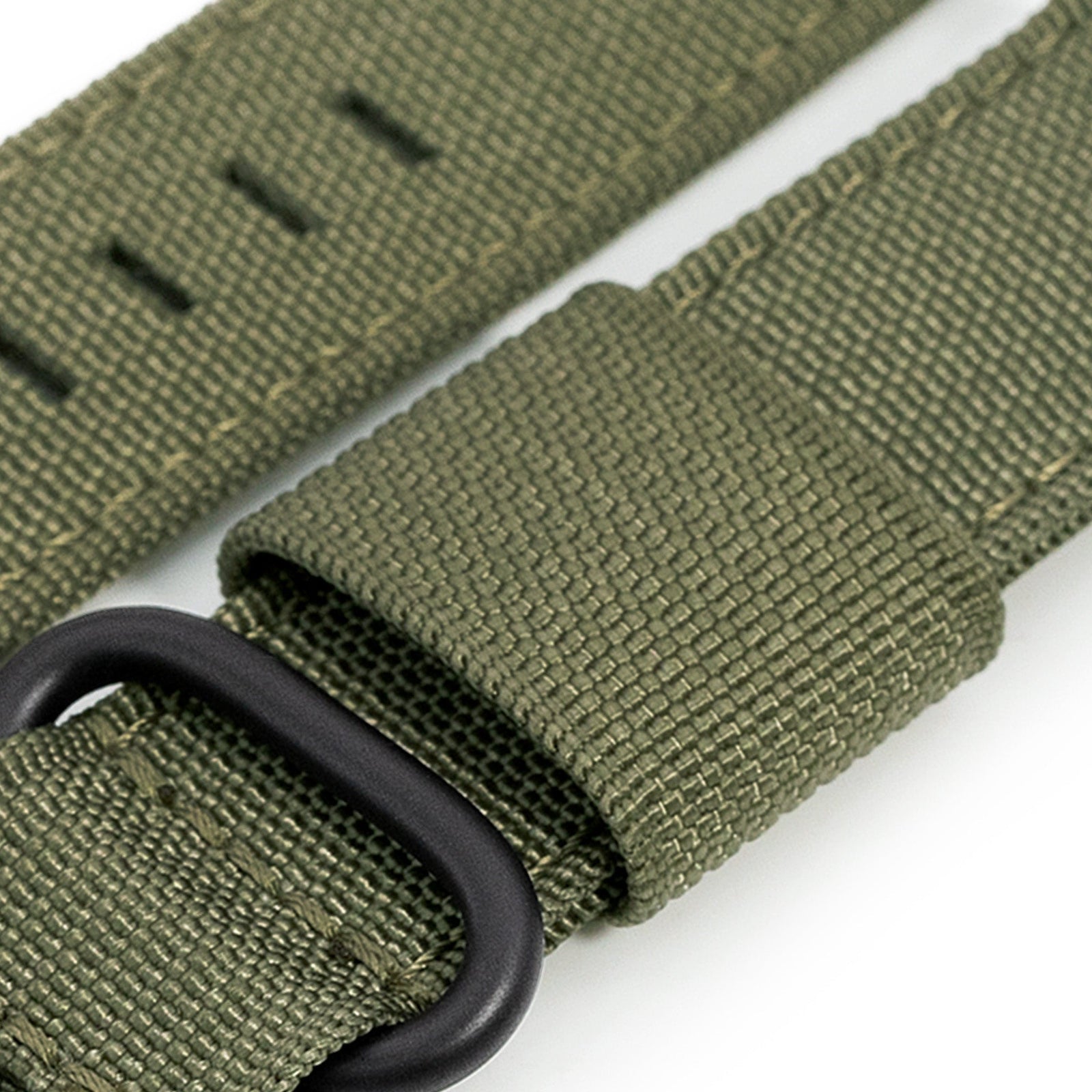 20mm Ribbed Nylon Watch Strap Keeper, a set of 4 Color Strapcode Watch Bands