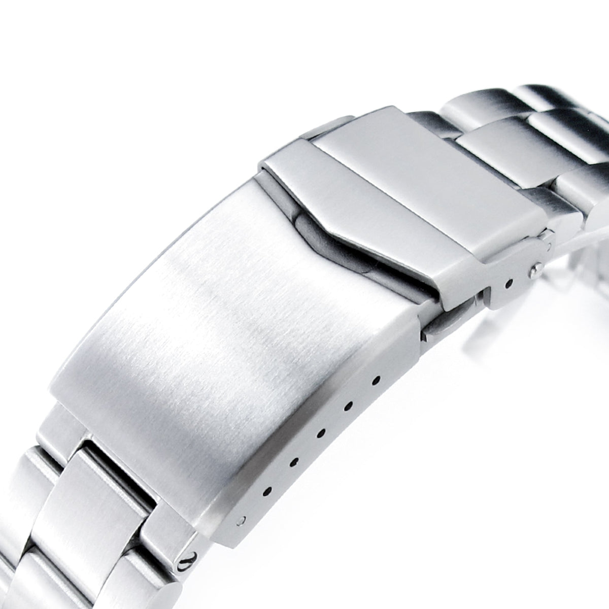 20mm Super Boyer for Seiko Alpinist SARB017 V-Clasp Brushed Strapcode watch bands