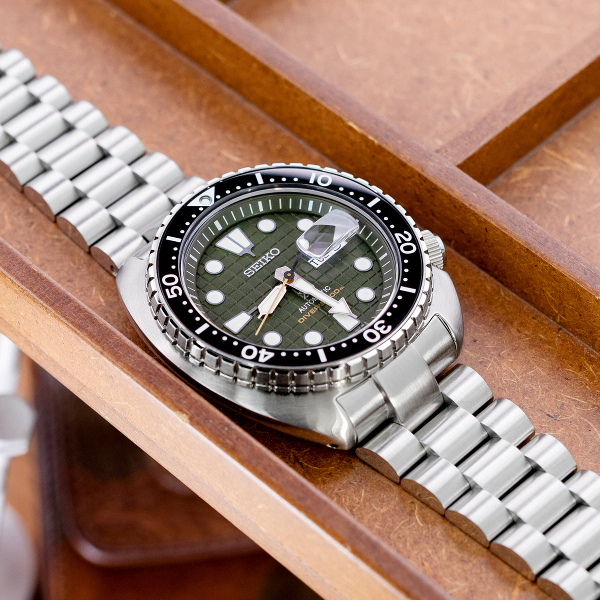 Endmill 22mm Stainless Steel Bracelet for Seiko Turtle SRP777 SRP775 SRPA21