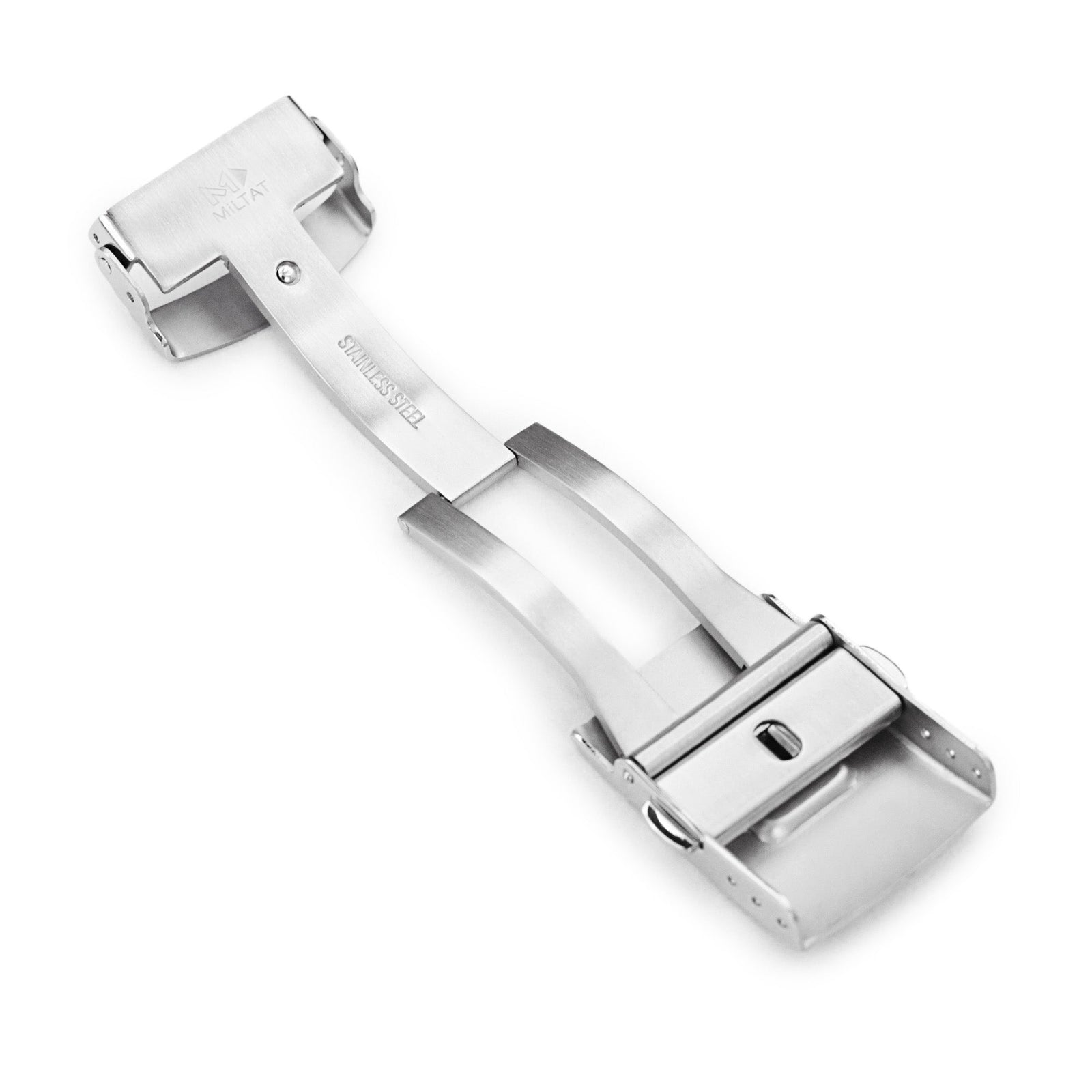 Stainless Steel Push Button Diver Clasp 18mm 24mm for Watch Bands