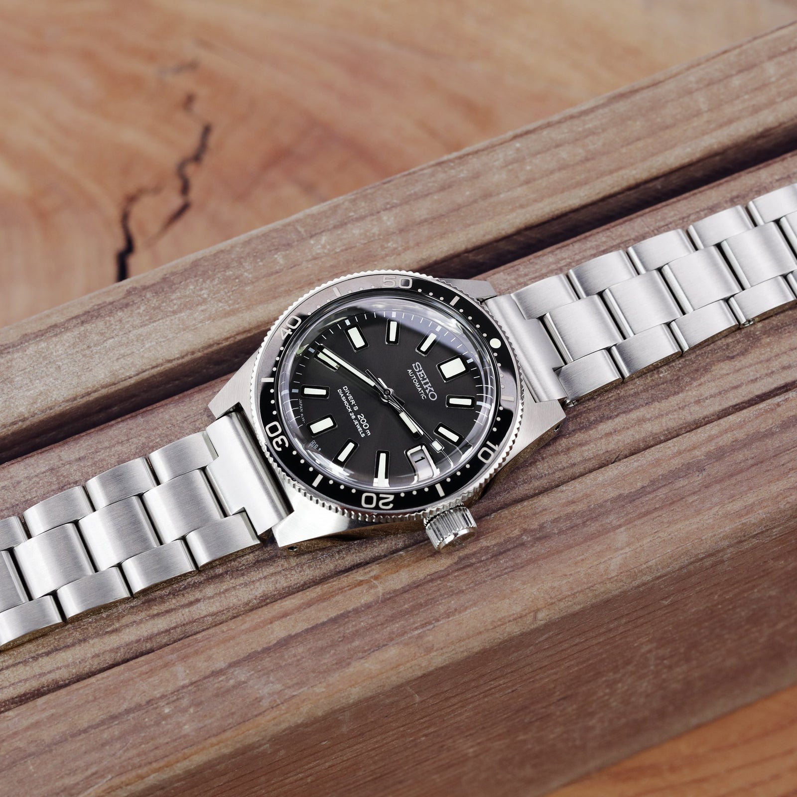 20mm Super-O Boyer 316L Stainless Steel Watch Bracelet Straight End Brushed Strapcode Watch Bands