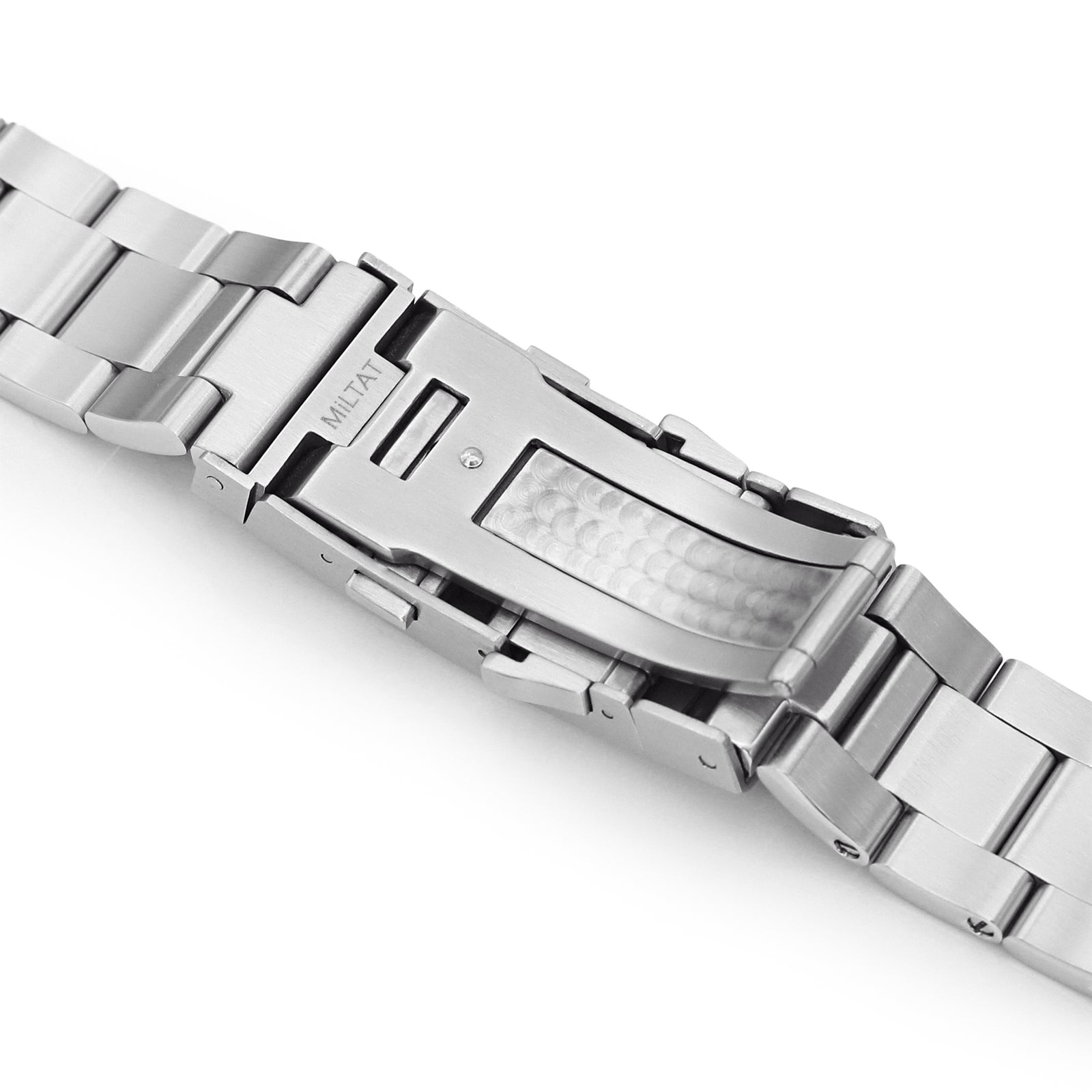 20mm Super-O Boyer Watch Bracelet for SEIKO Mid-size Diver SKX023, Ratchet Buckle, Brush Strapcode Watch Bands