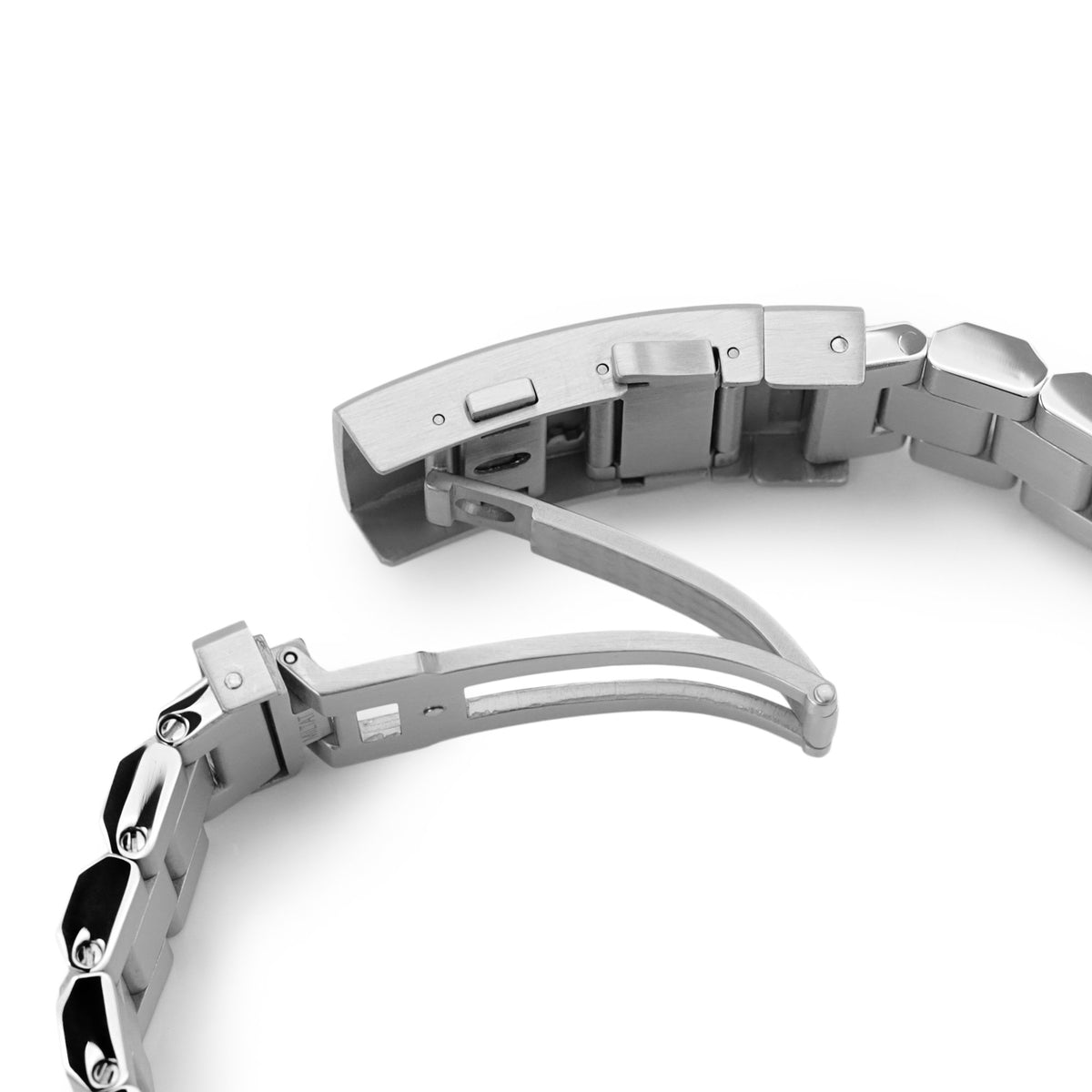 20mm Hexad Watch Band for Seiko MM300 Prospex Marinemaster SBDX001, 316L Stainless Steel Wetsuit Ratchet Buckle Strapcode Watch Bands