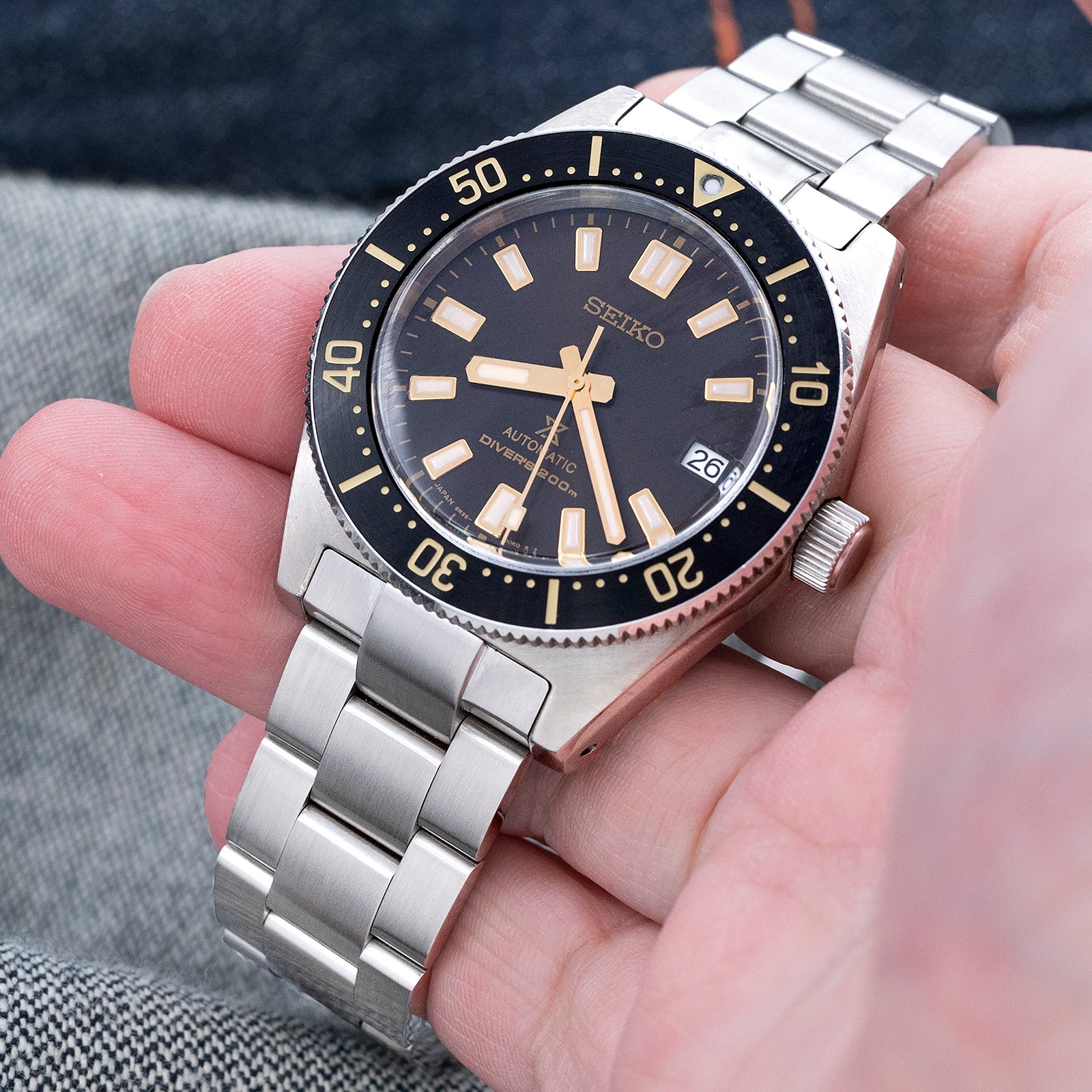 20mm Super-O Boyer Stainless Steel Bracelet for Seiko SPB143 63MAS